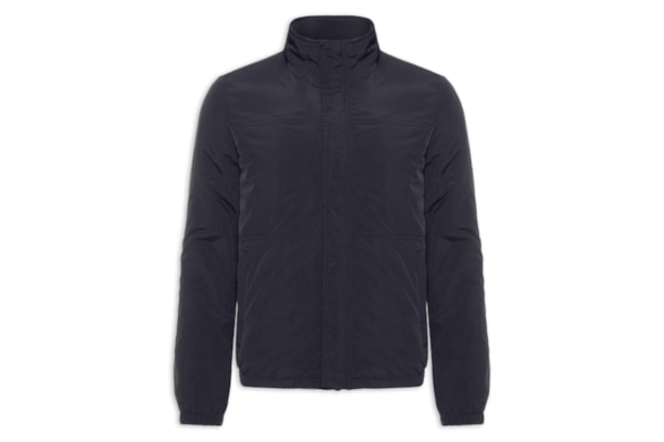 Jaqueta Masculina Com Gorro Removível Casual - Azul