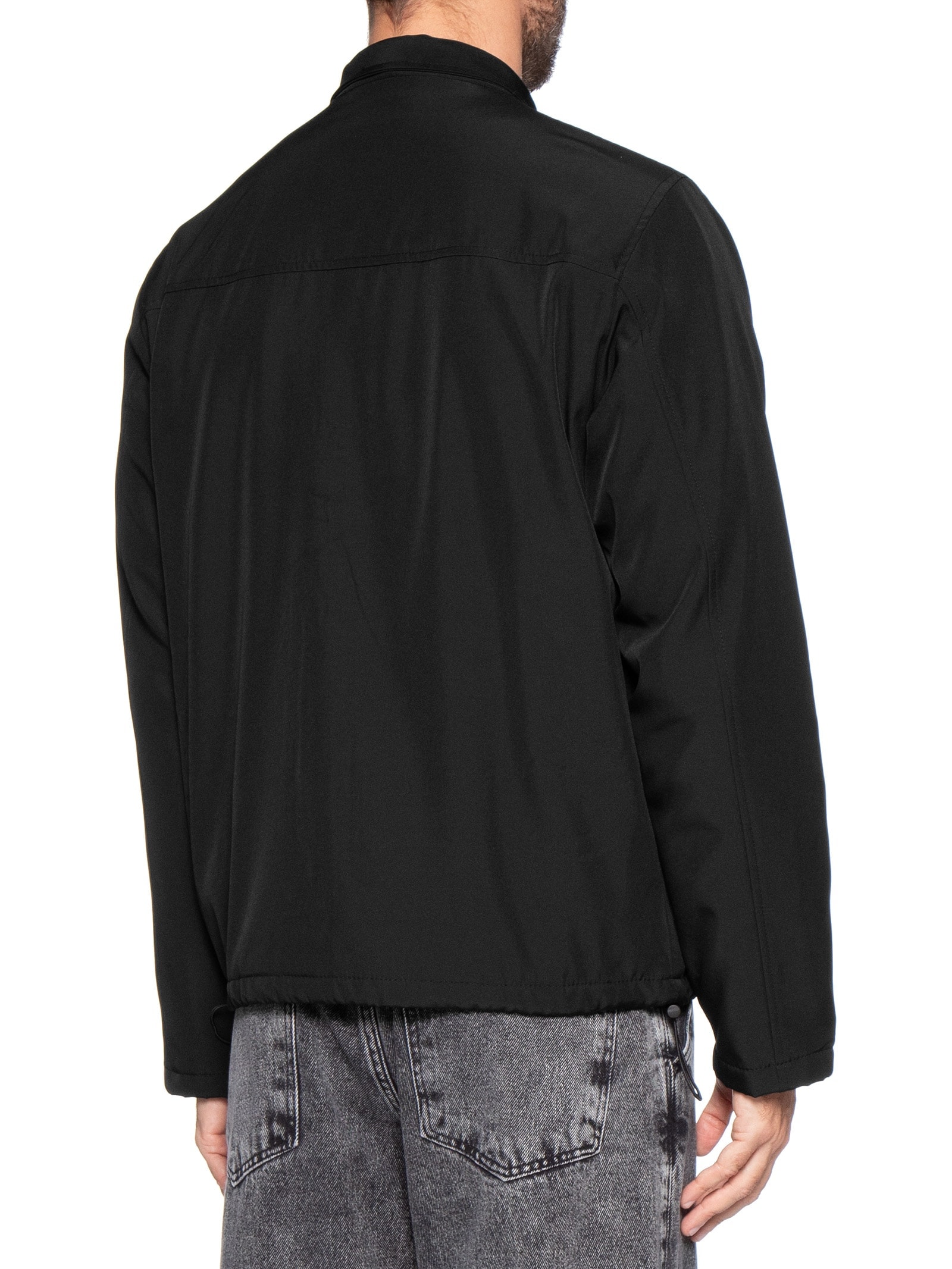 Jaqueta Masculina Com Zíper– Preto Basiq Men