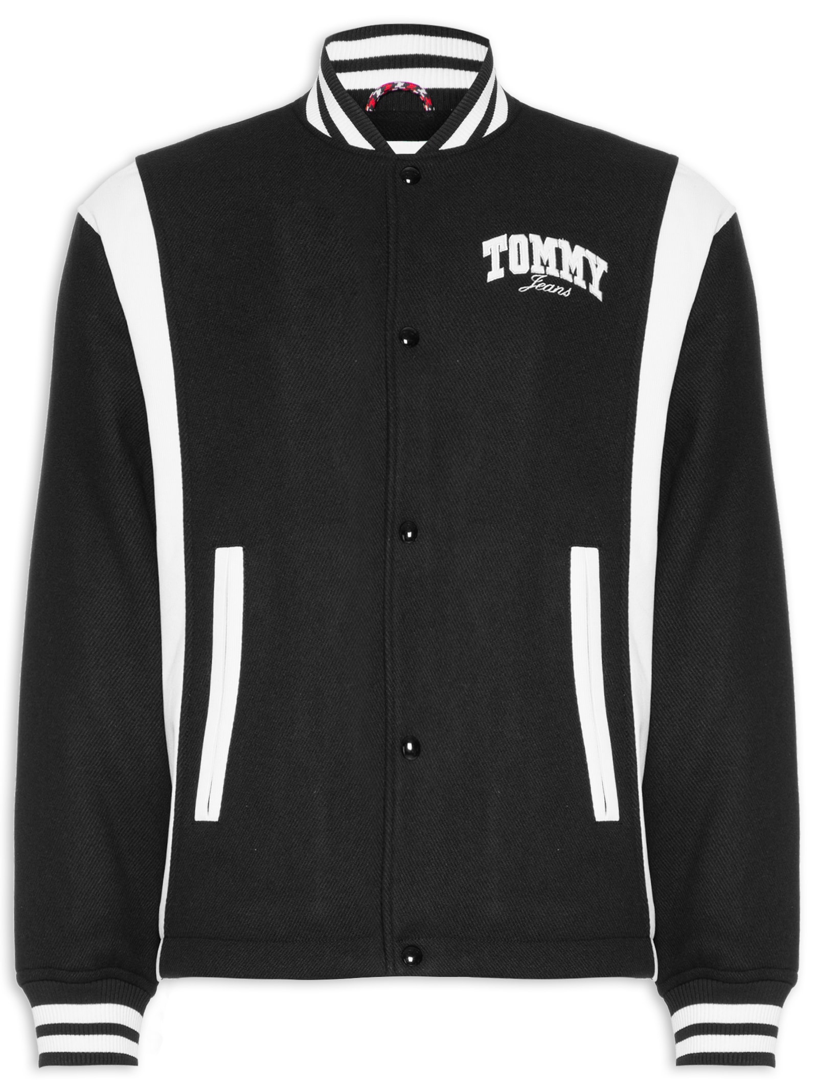 Tommy Jeans - Jaqueta Masculina Cord Wool Mix Le - Preto