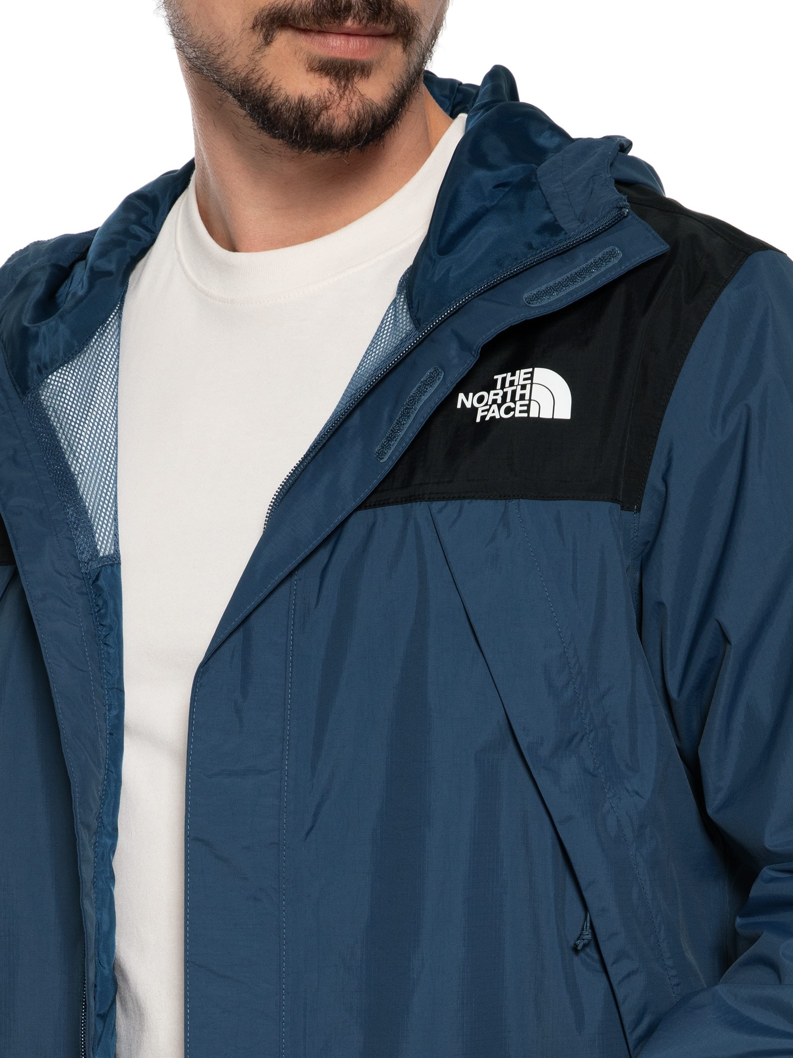 Jaqueta Masculina Corta Vento Antora Azul