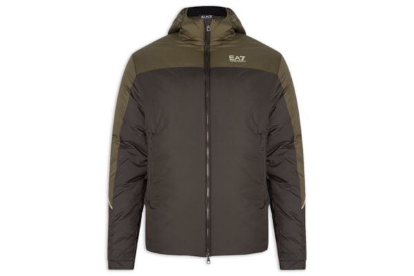 Jaqueta Masculina Corta Vento Athletic Color Block - Marrom