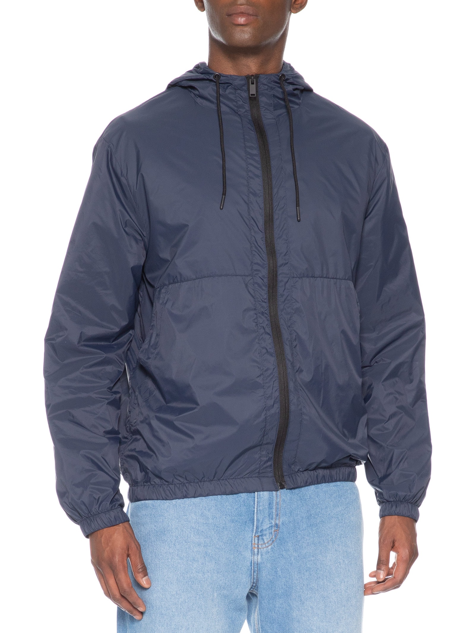 Jaqueta Masculina Corta Vento Bag Azul Basiq Men