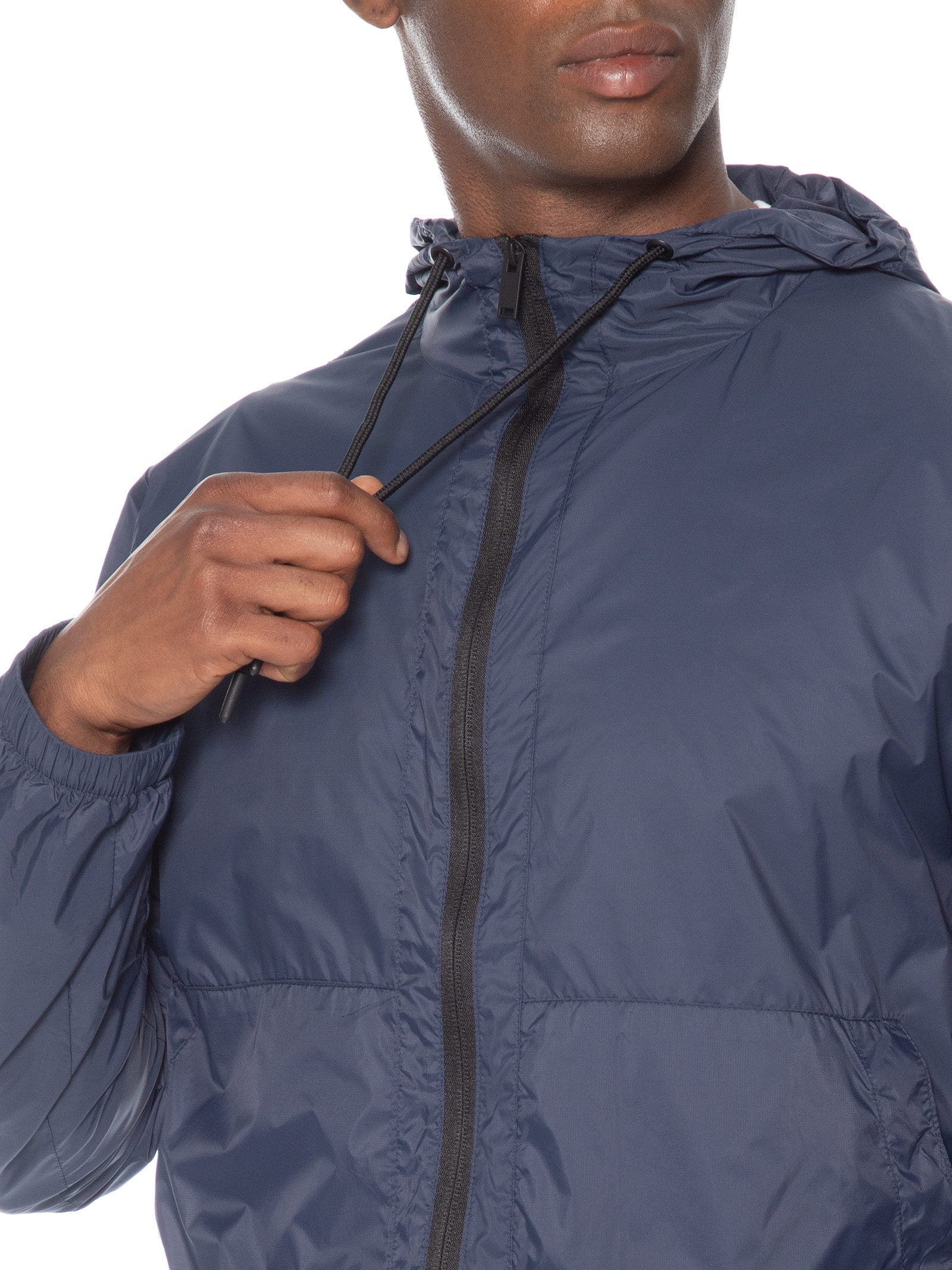 Jaqueta Masculina Corta Vento Bag Azul Basiq Men