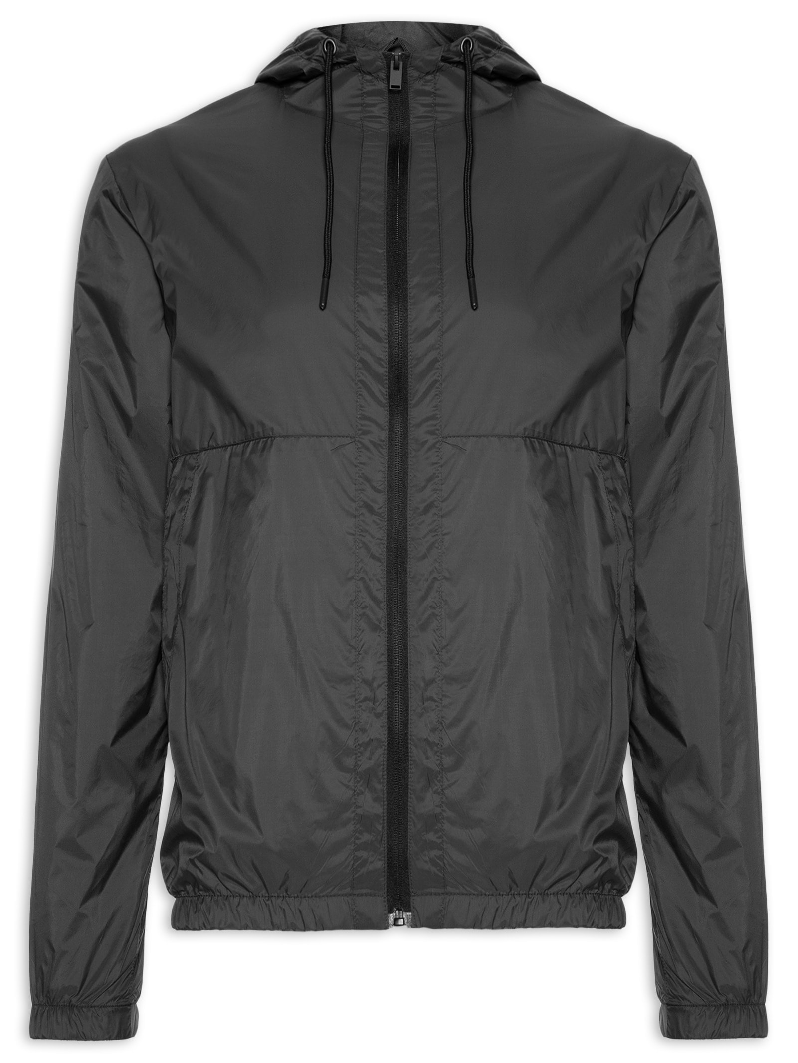 Jaqueta Masculina Corta Vento Bag Preto Basiq Men