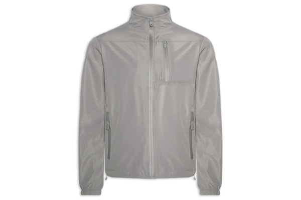 Jaqueta Masculina Corta Vento Casual - Cinza