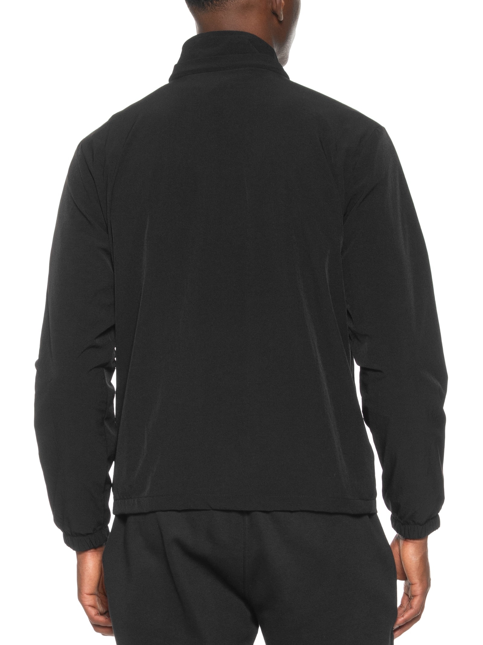 Jaqueta Masculina Corta Vento Com Capuz Básico Preto Basiq Men