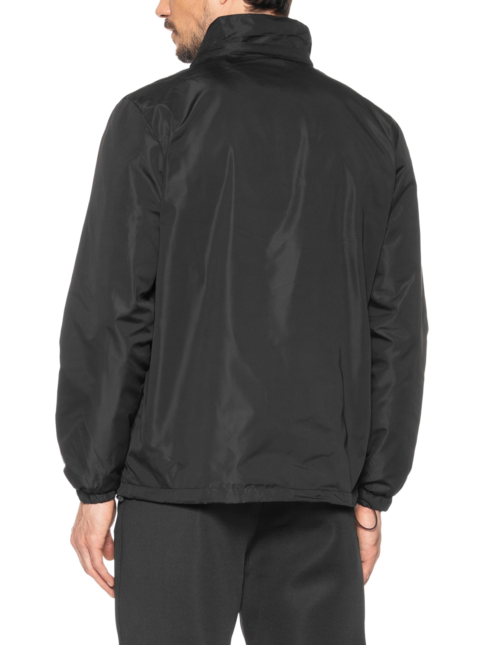 Jaqueta Masculina Corta Vento Com Capuz C84 Preto  '2 Essential