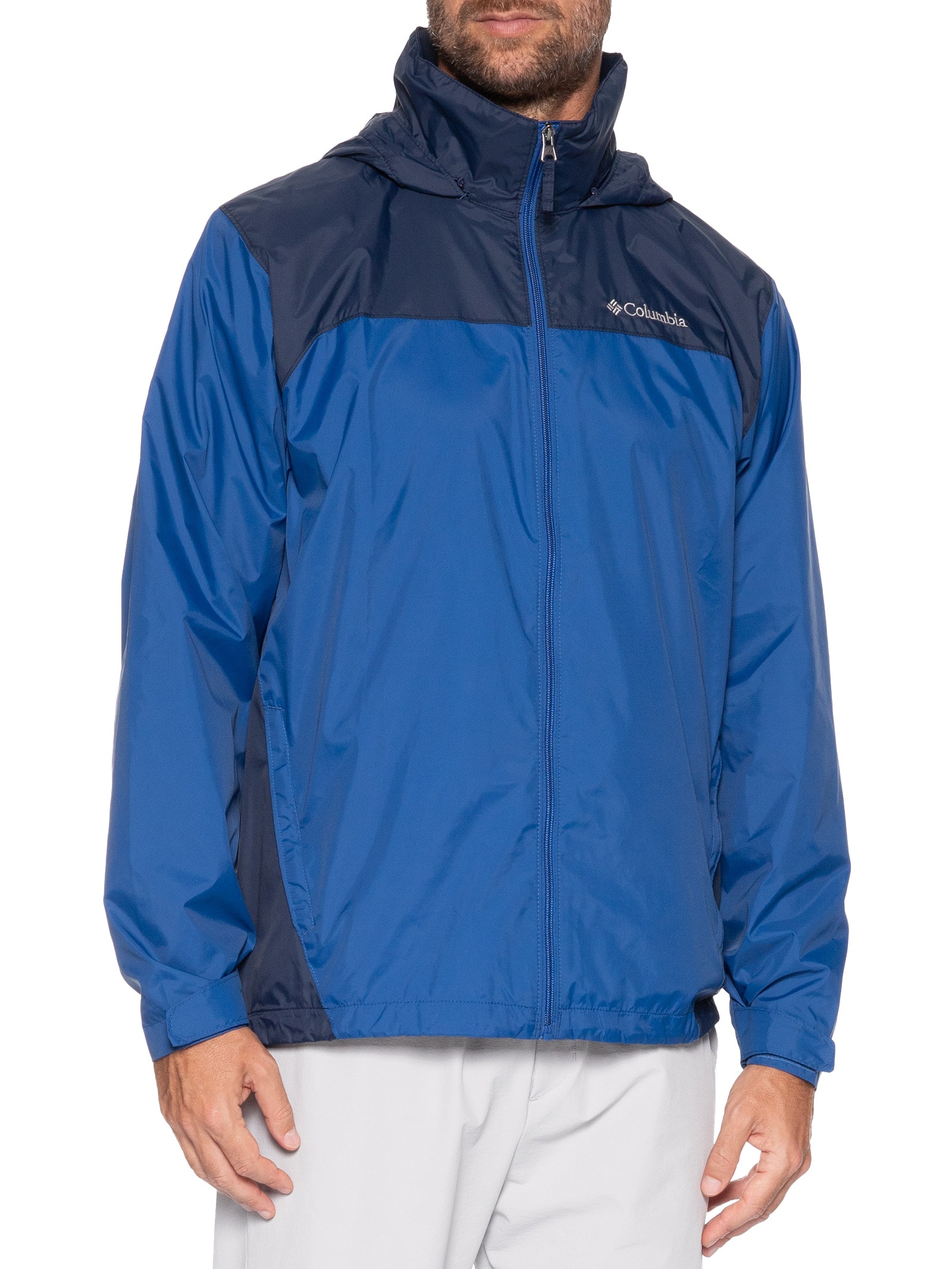 Jaqueta Masculina Corta Vento Glennaker Lake™ II Rain Azul Columbia