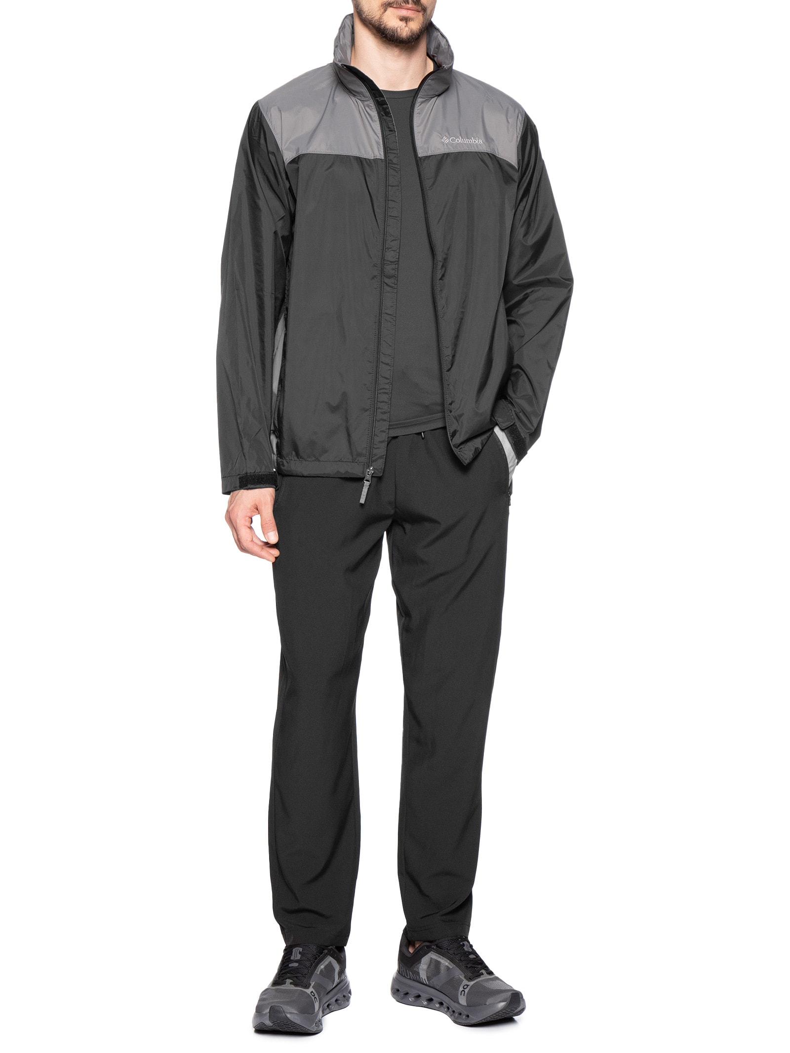 Jaqueta Masculina Corta Vento Glennaker Preto Columbia