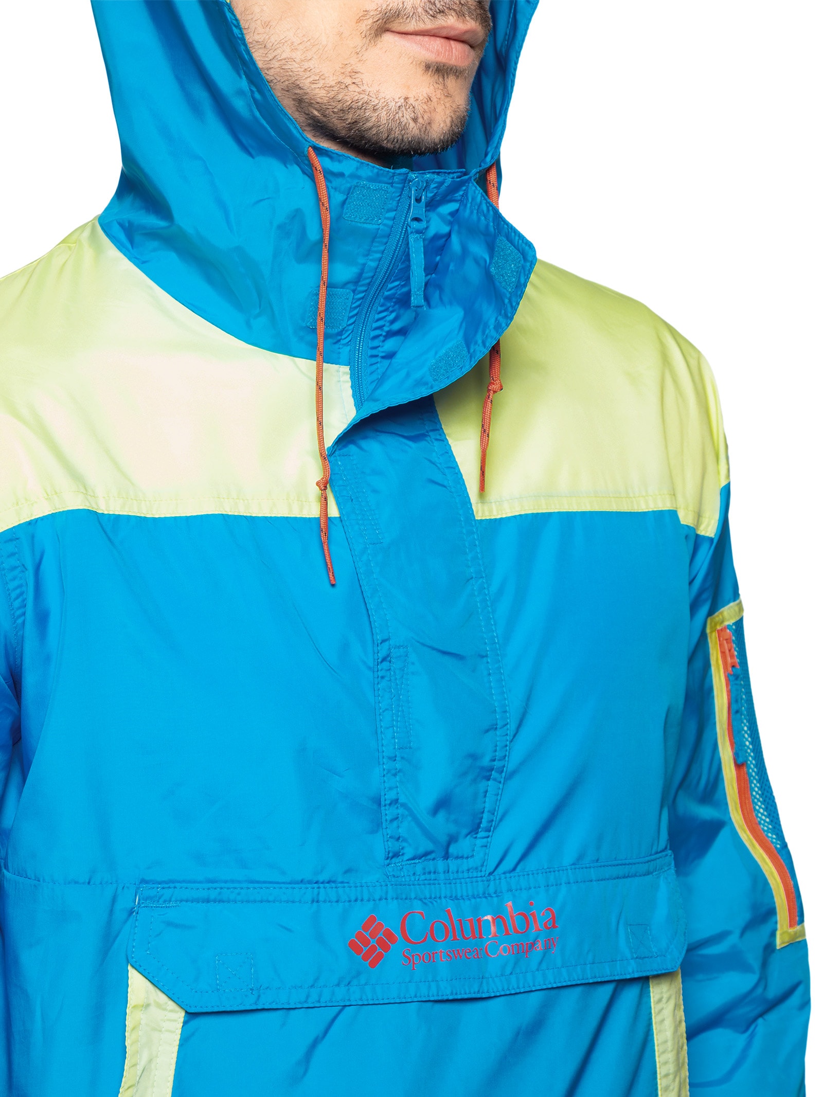 Jaqueta Masculina Corta-Vento Icons Challenger™ II Azul Columbia