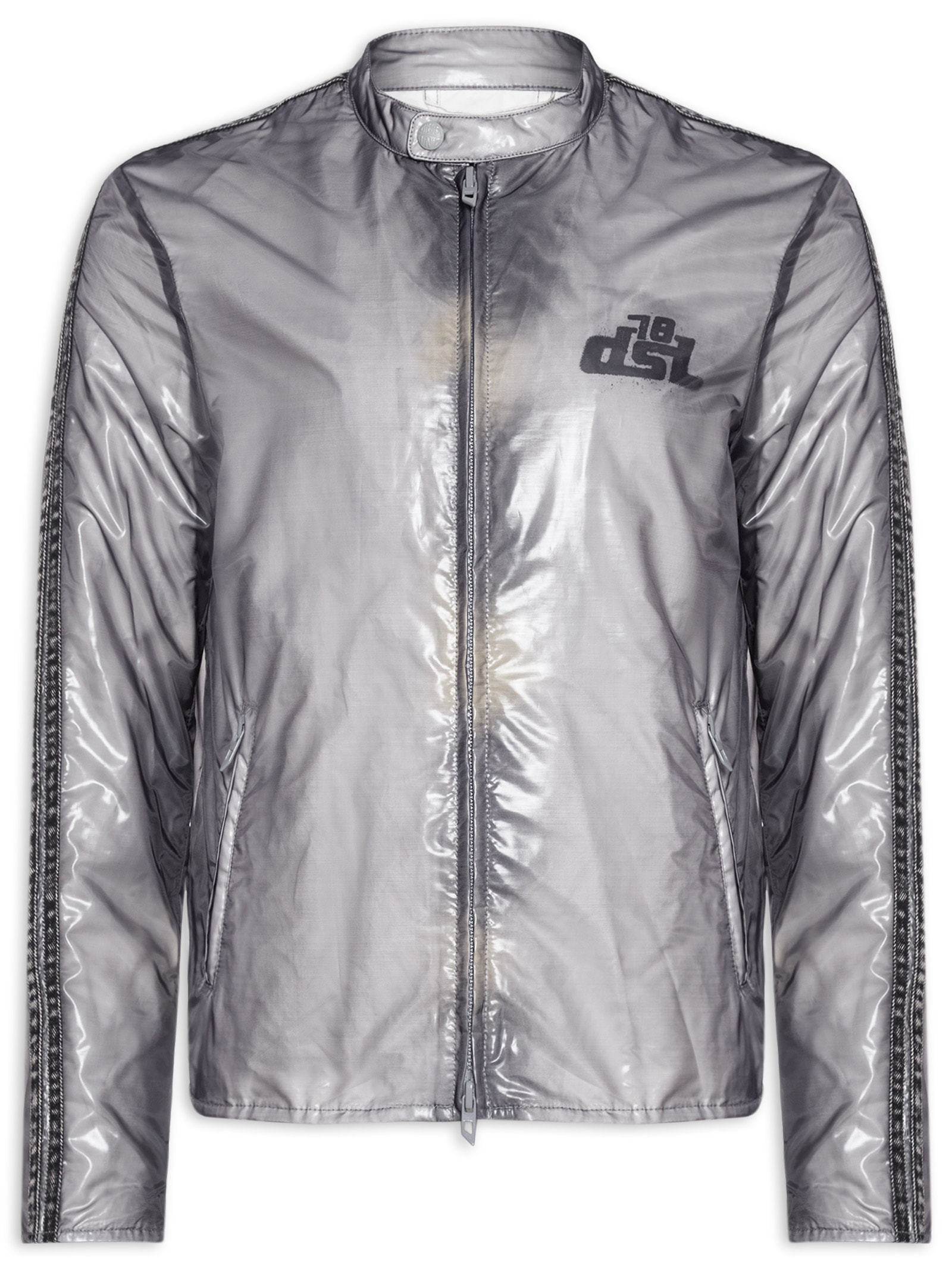 Jaqueta Masculina Corta-Vento J-Pop Giac Cinza Diesel