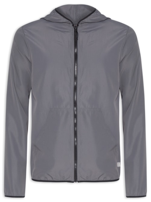Jaqueta Masculina Corta Vento Light – Cinza