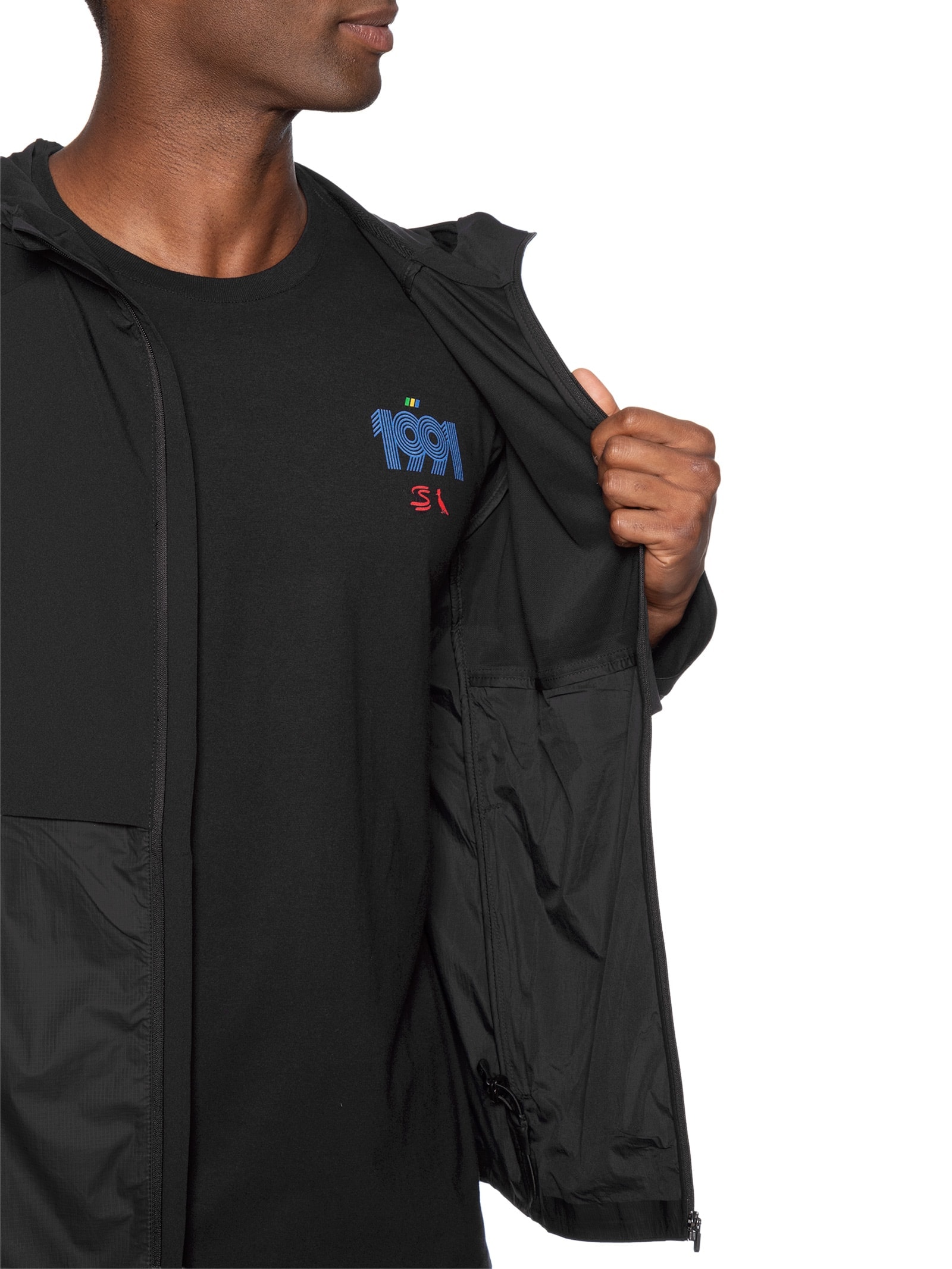 Jaqueta Masculina Corta Vento Performance Senna Preto Reserva