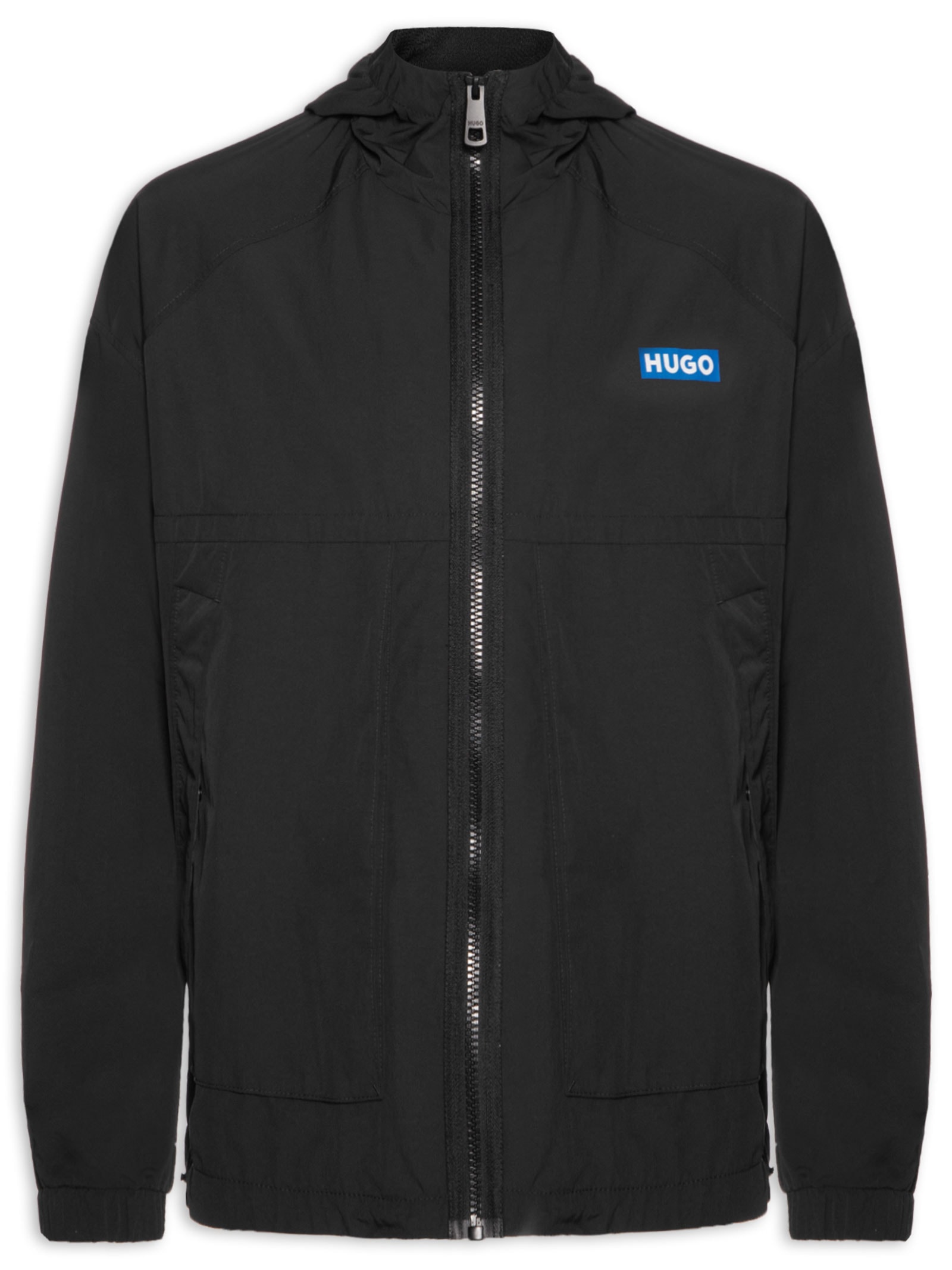 Jaqueta Masculina Corta-Vento Preto Hugo