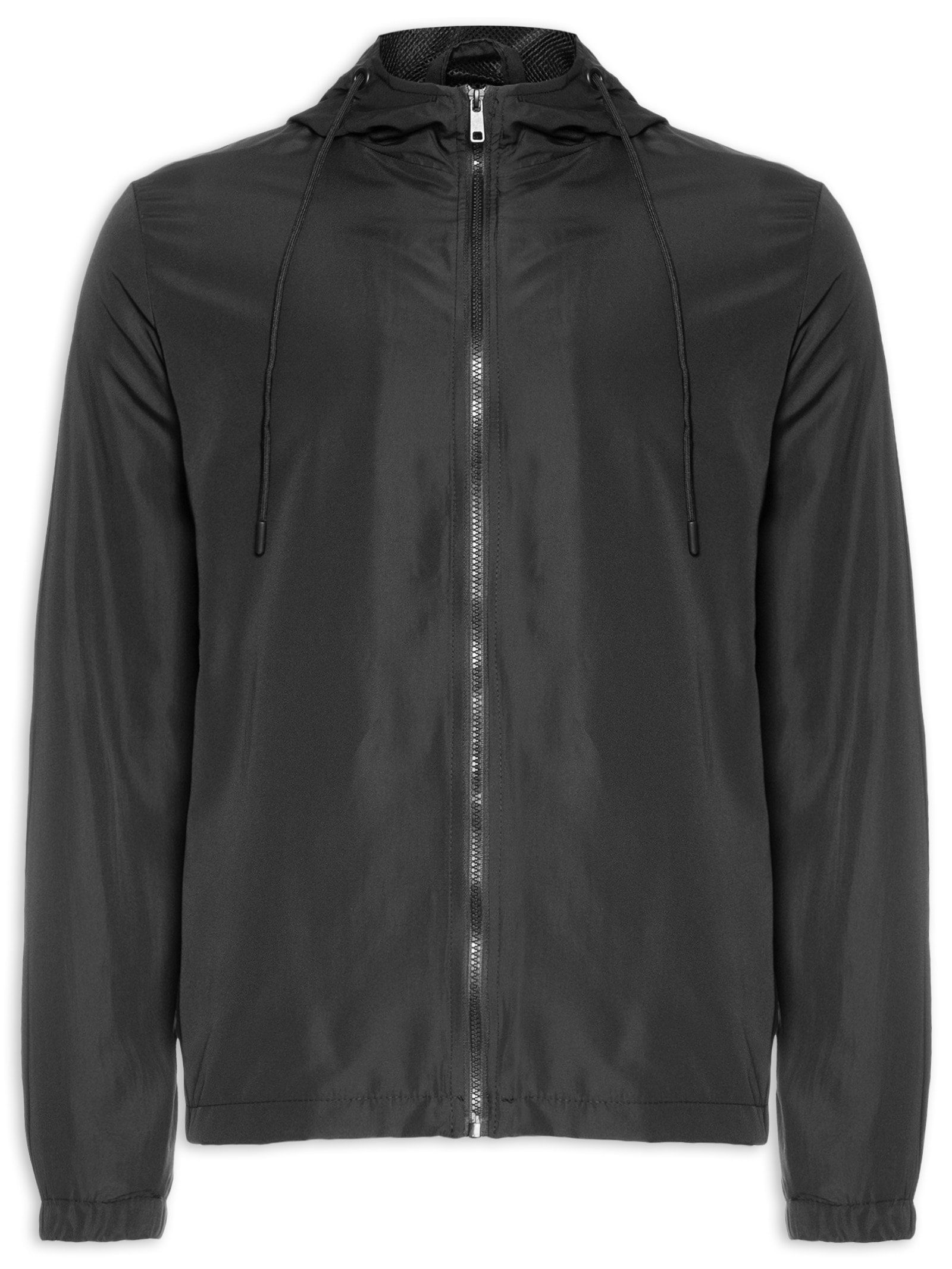 Jaqueta Masculina Corta Vento Preto Basiq Men