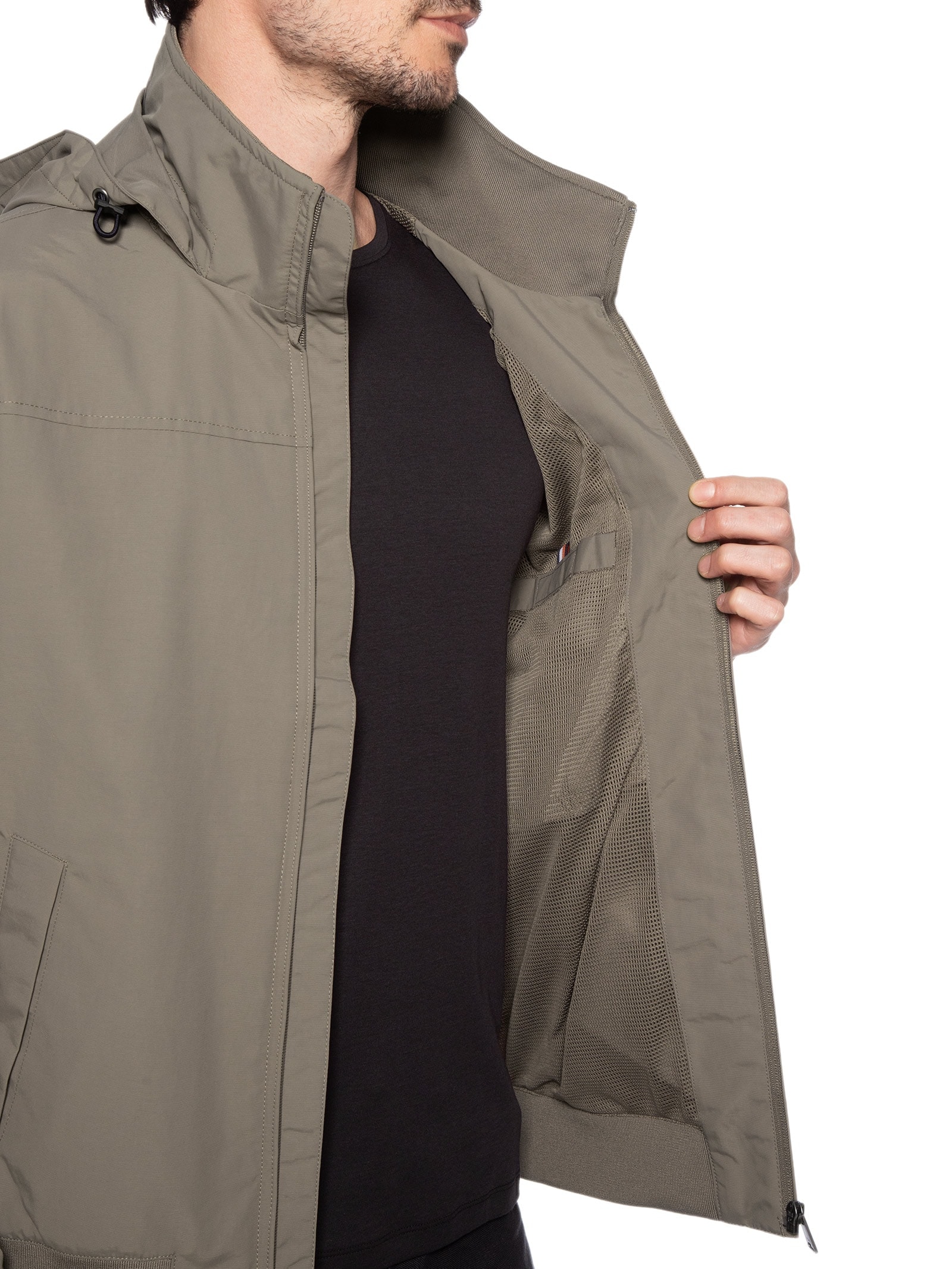 Jaqueta Masculina Corta Vento Regatta Bege Tommy Hilfiger