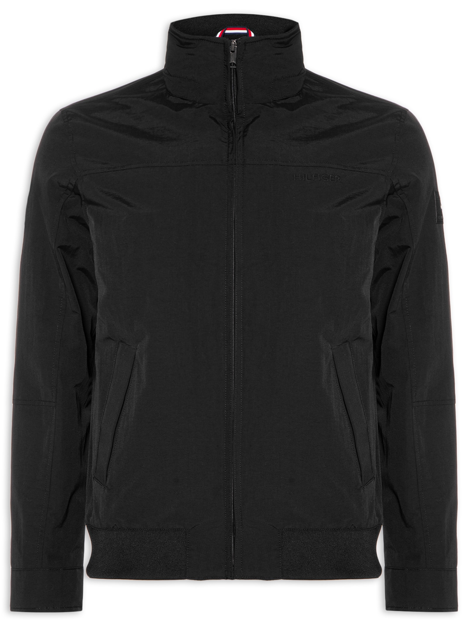 Tommy Hilfiger - Jaqueta Masculina Corta Vento Regatta - Preto