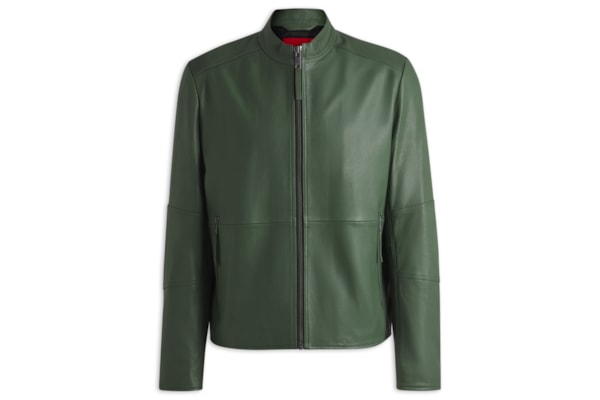 Jaqueta Masculina Couro Lokis-3 - Verde