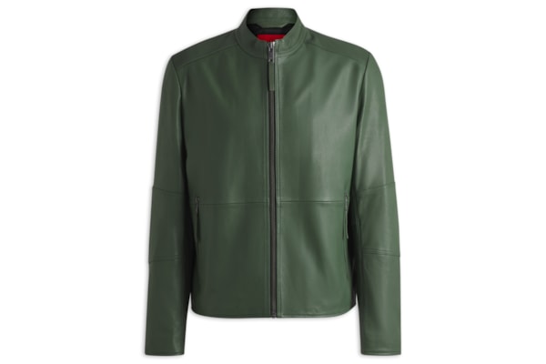 Jaqueta Masculina Couro Lokis-3 - Verde