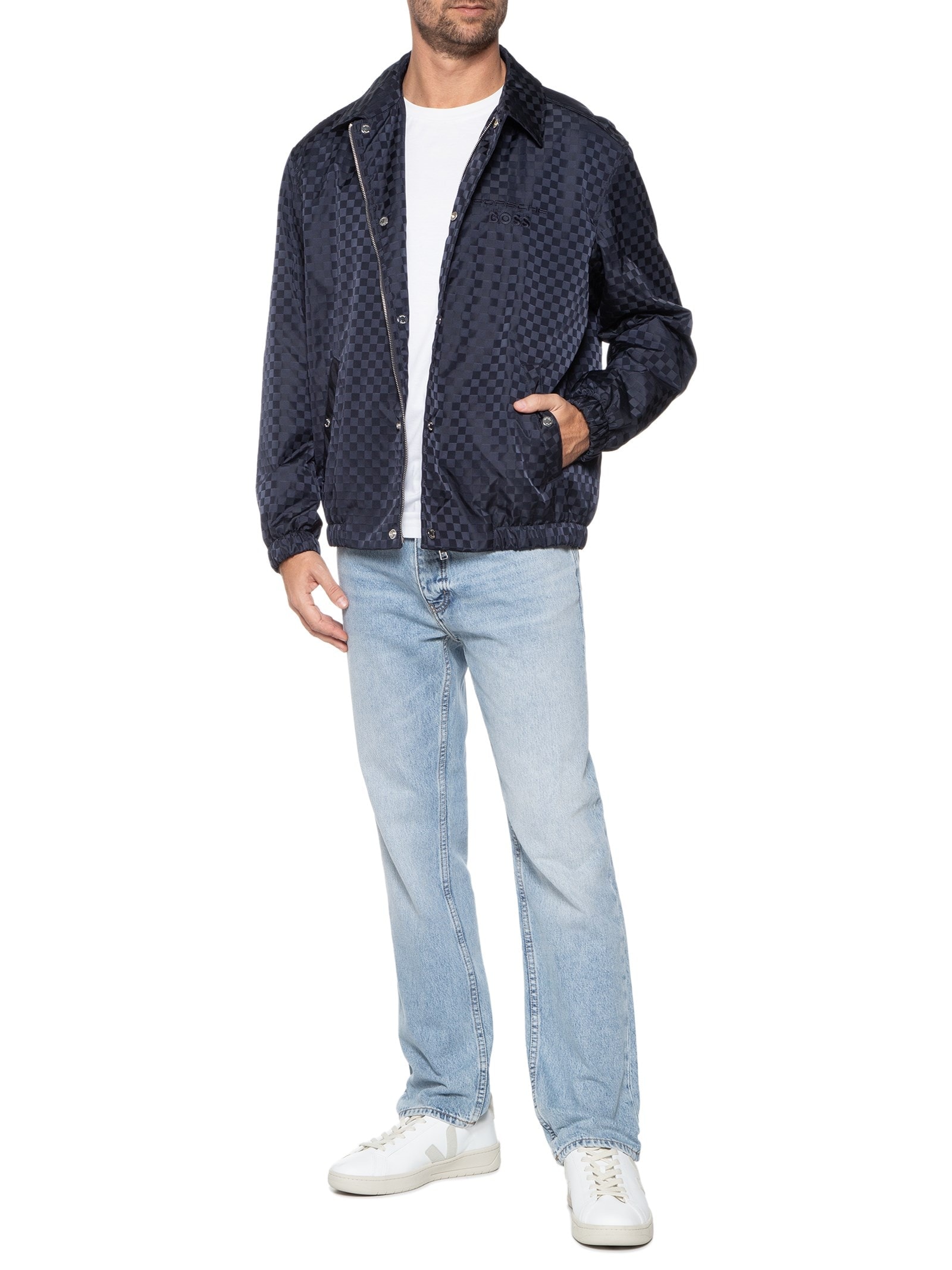 Jaqueta Masculina Crosto Ps Azul Boss