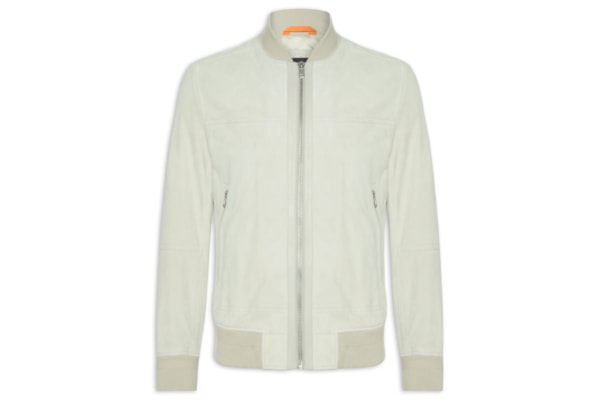 Jaqueta Masculina De Couro Johice - Off White