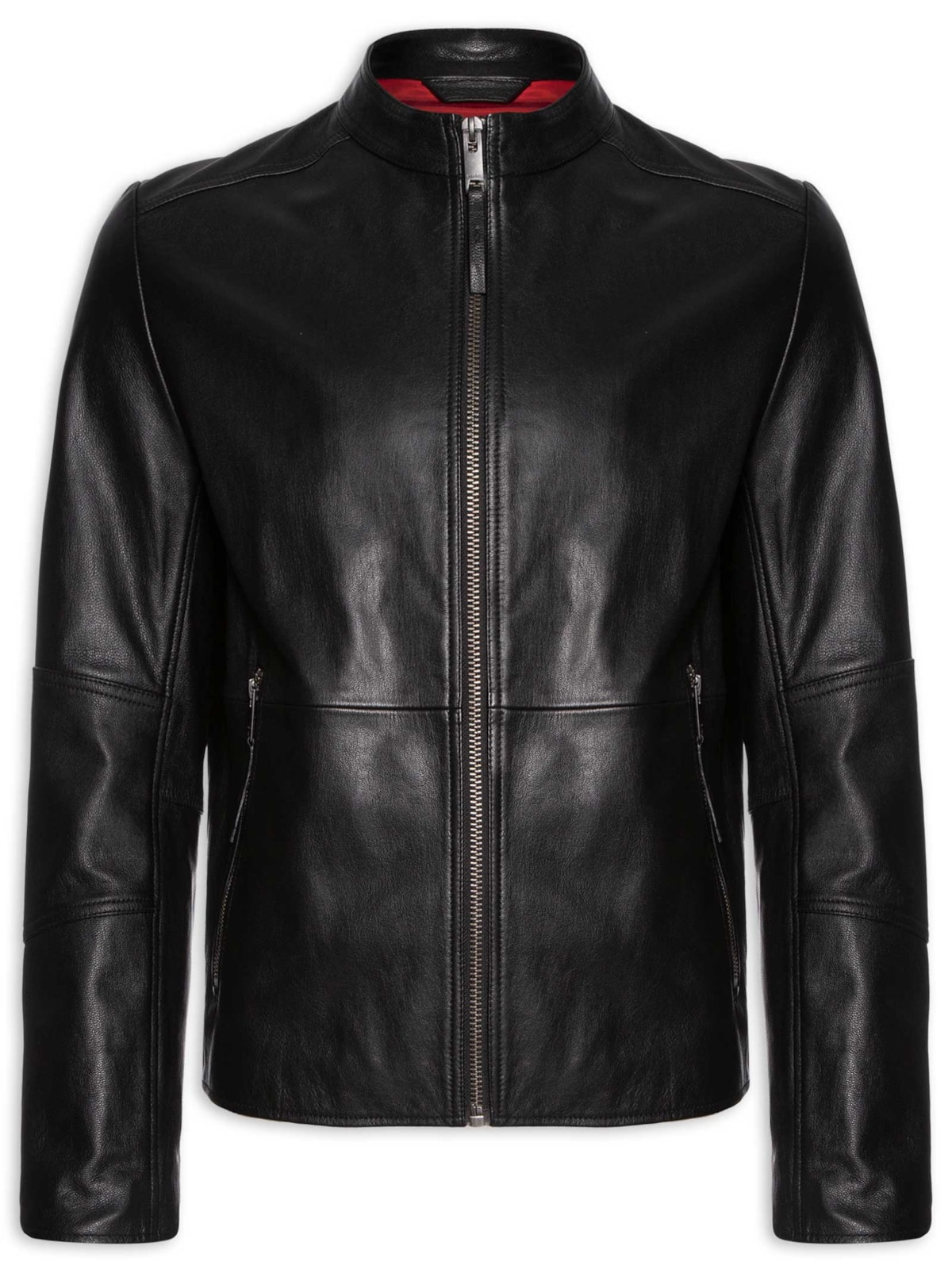 Vista 2 Jaqueta Masculina De Couro Lokis 3 PRETO PRETO