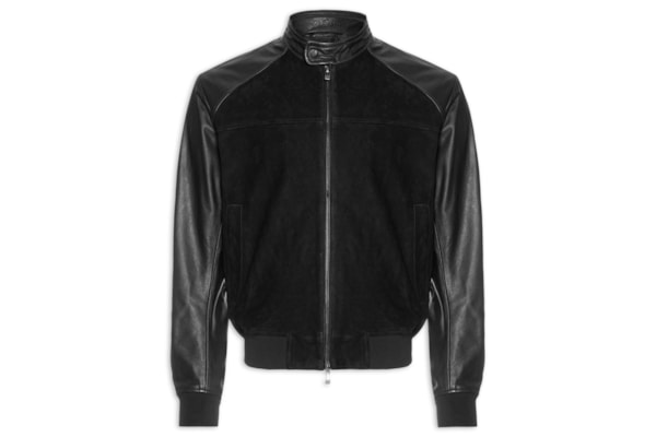 Jaqueta Masculina De Couro - Preto