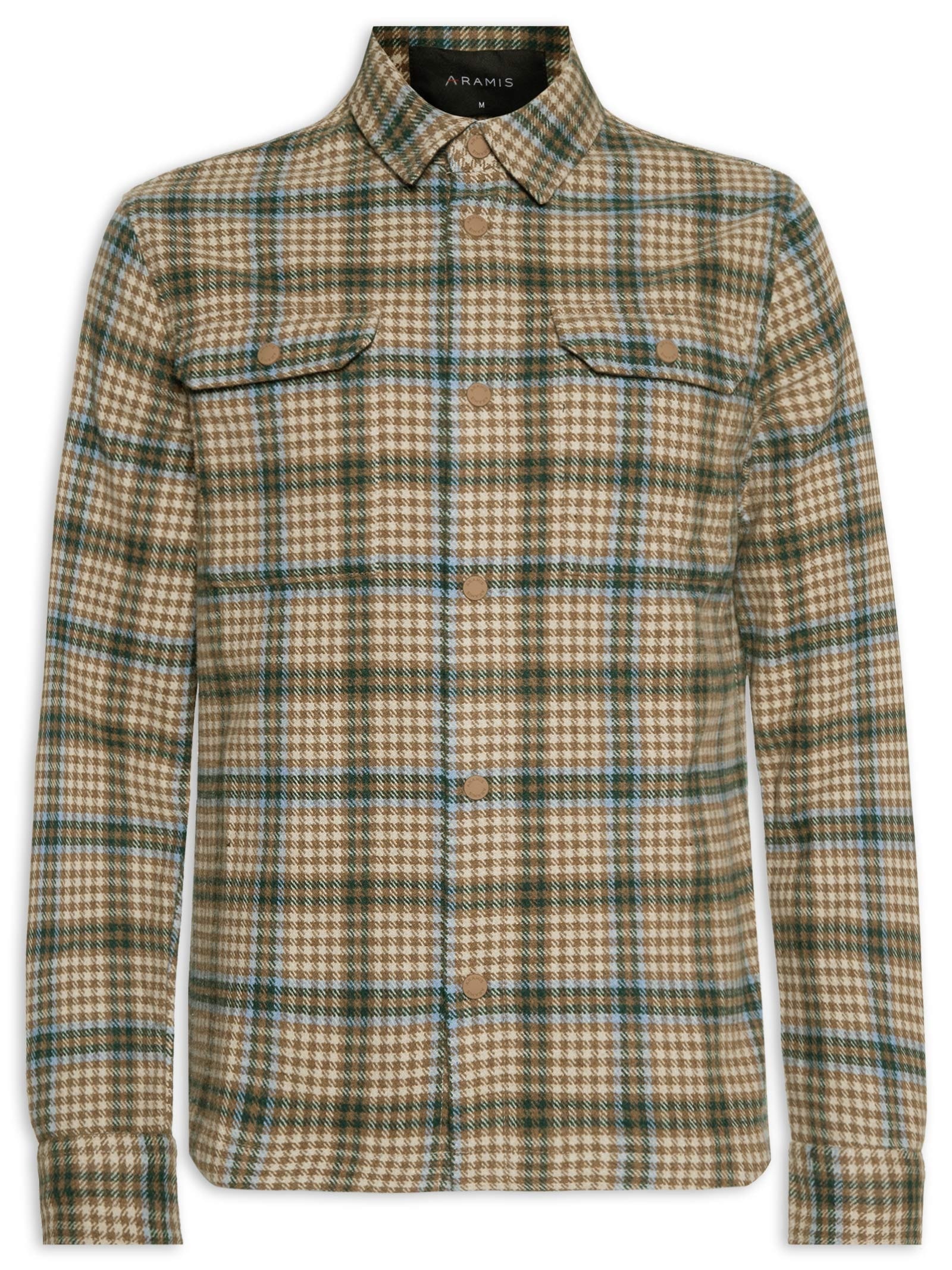 Jaqueta Masculina De Lã Relaxed Fit Marrom Aramis