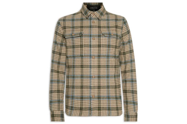 Jaqueta Masculina De Lã Relaxed Fit - Marrom