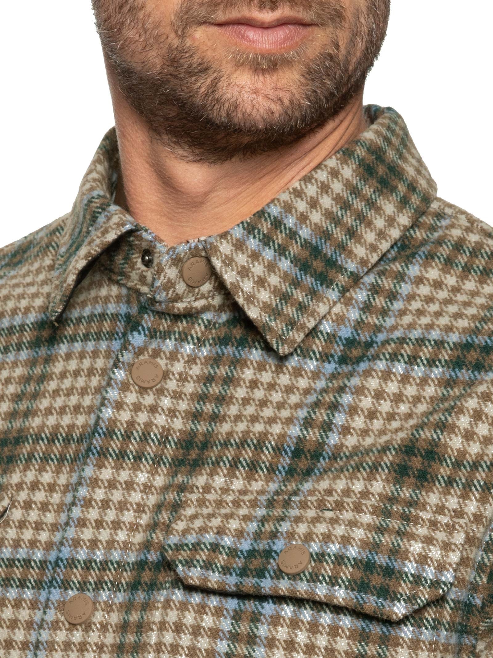 Jaqueta Masculina De Lã Relaxed Fit Marrom Aramis