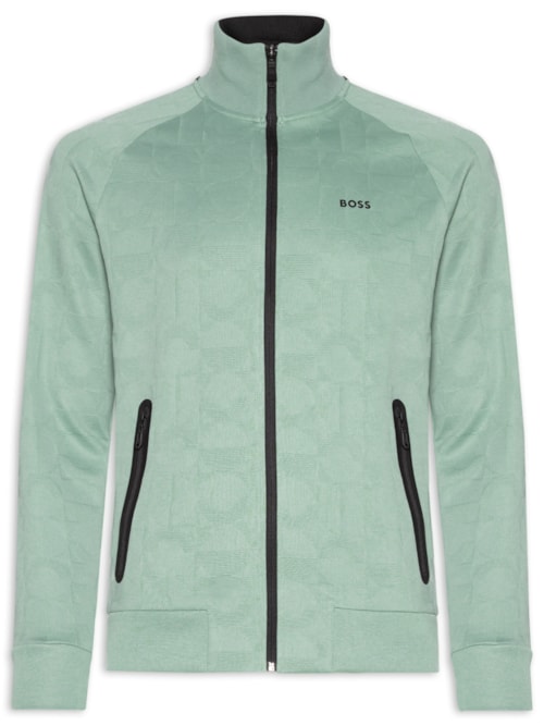 Jaqueta Masculina De Moletom Skarley Striped – Verde