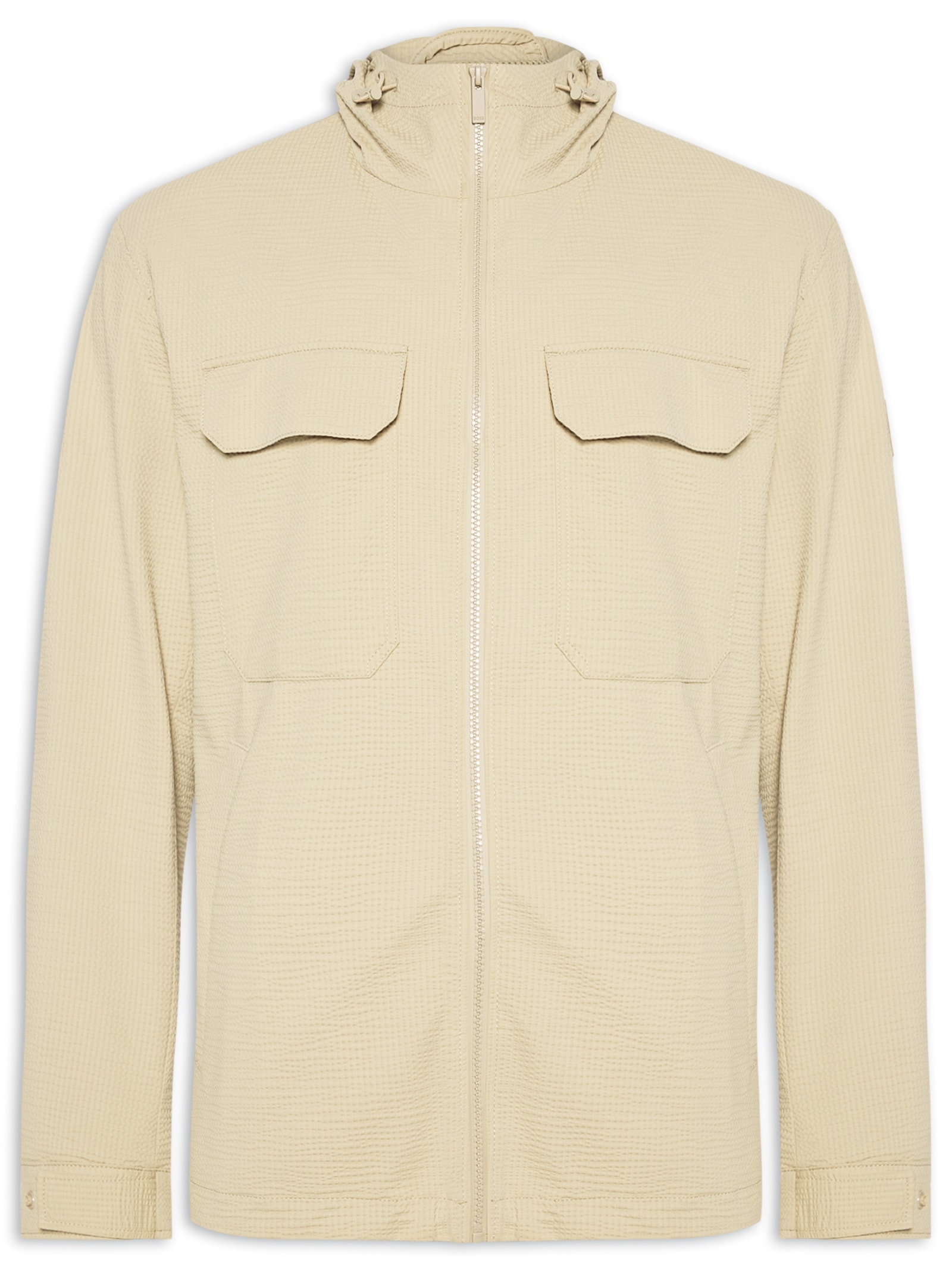 Jaqueta Masculina de Nylon P Colide Bege Boss