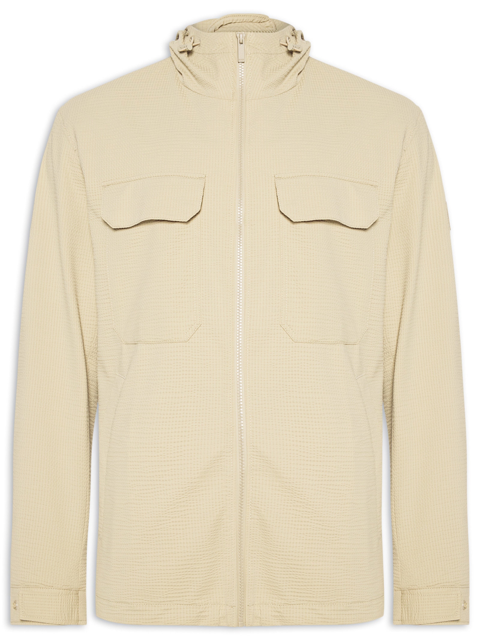 Jaqueta Masculina de Nylon P Colide Bege Boss