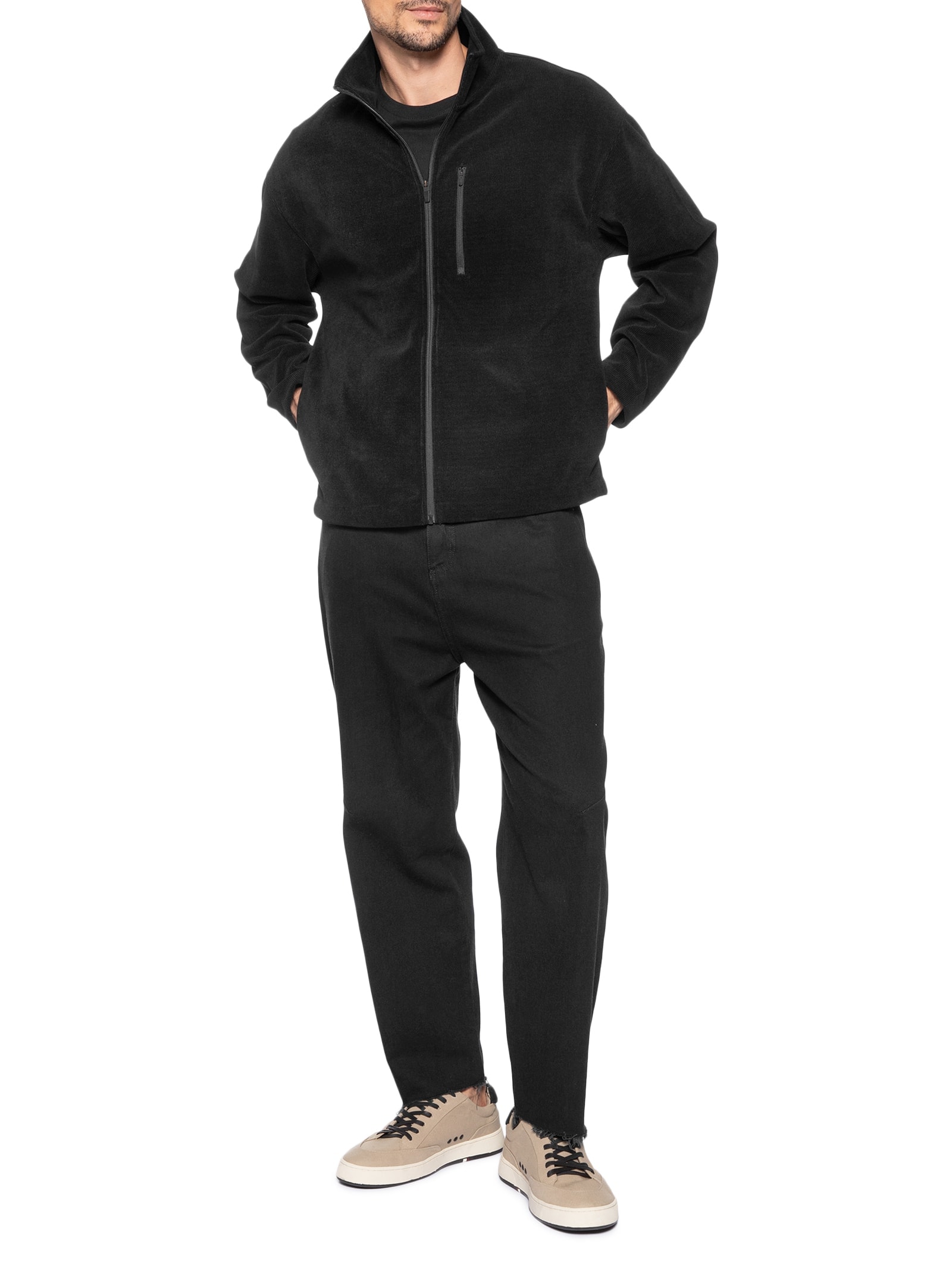 Jaqueta Masculina Denver Gola Alta Preto Osklen
