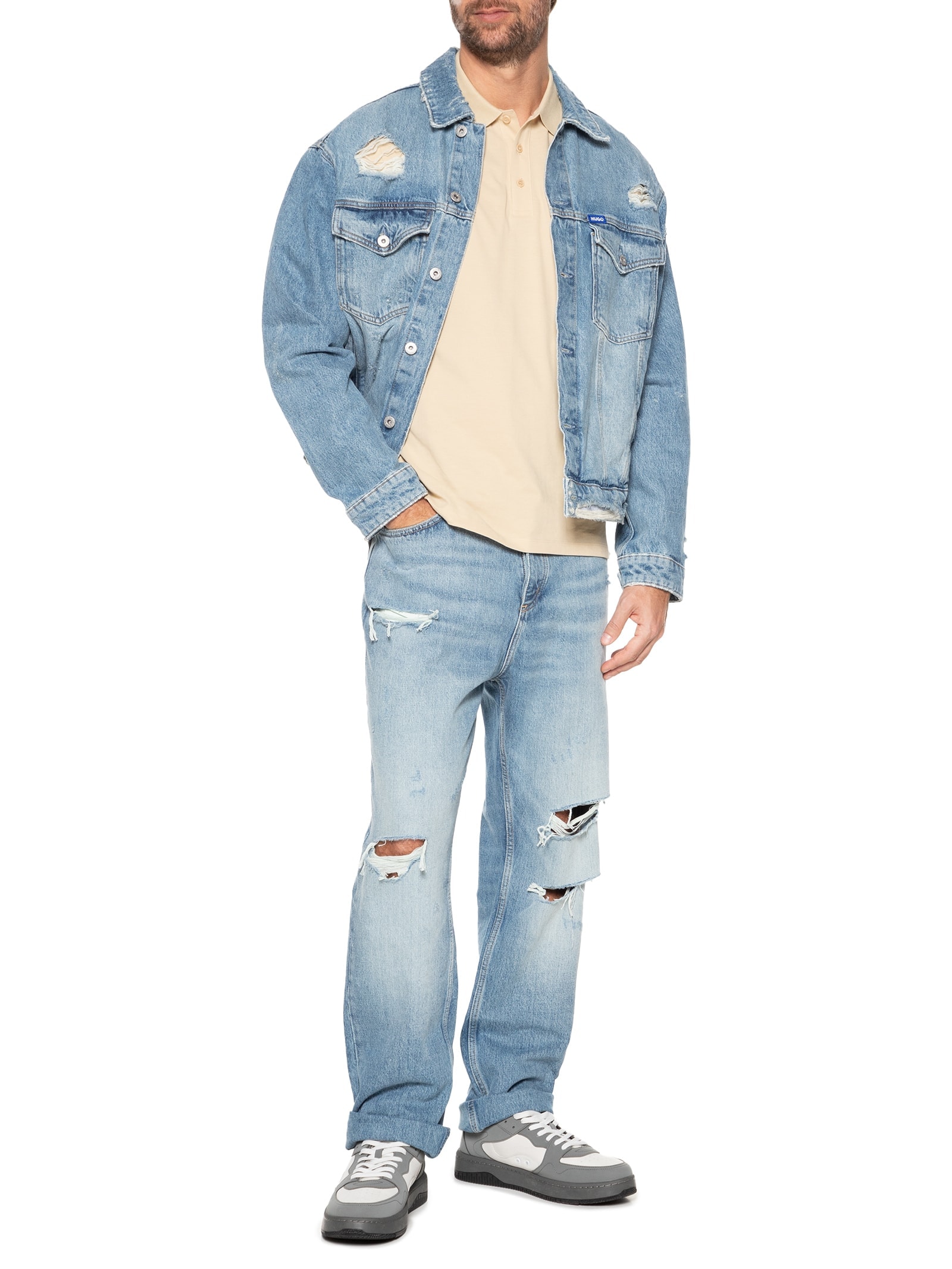 Jaqueta Masculina Dex Azul Hugo