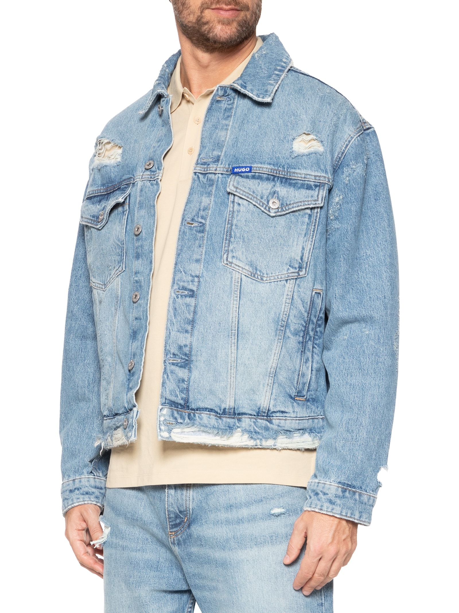 Jaqueta Masculina Dex Azul Hugo