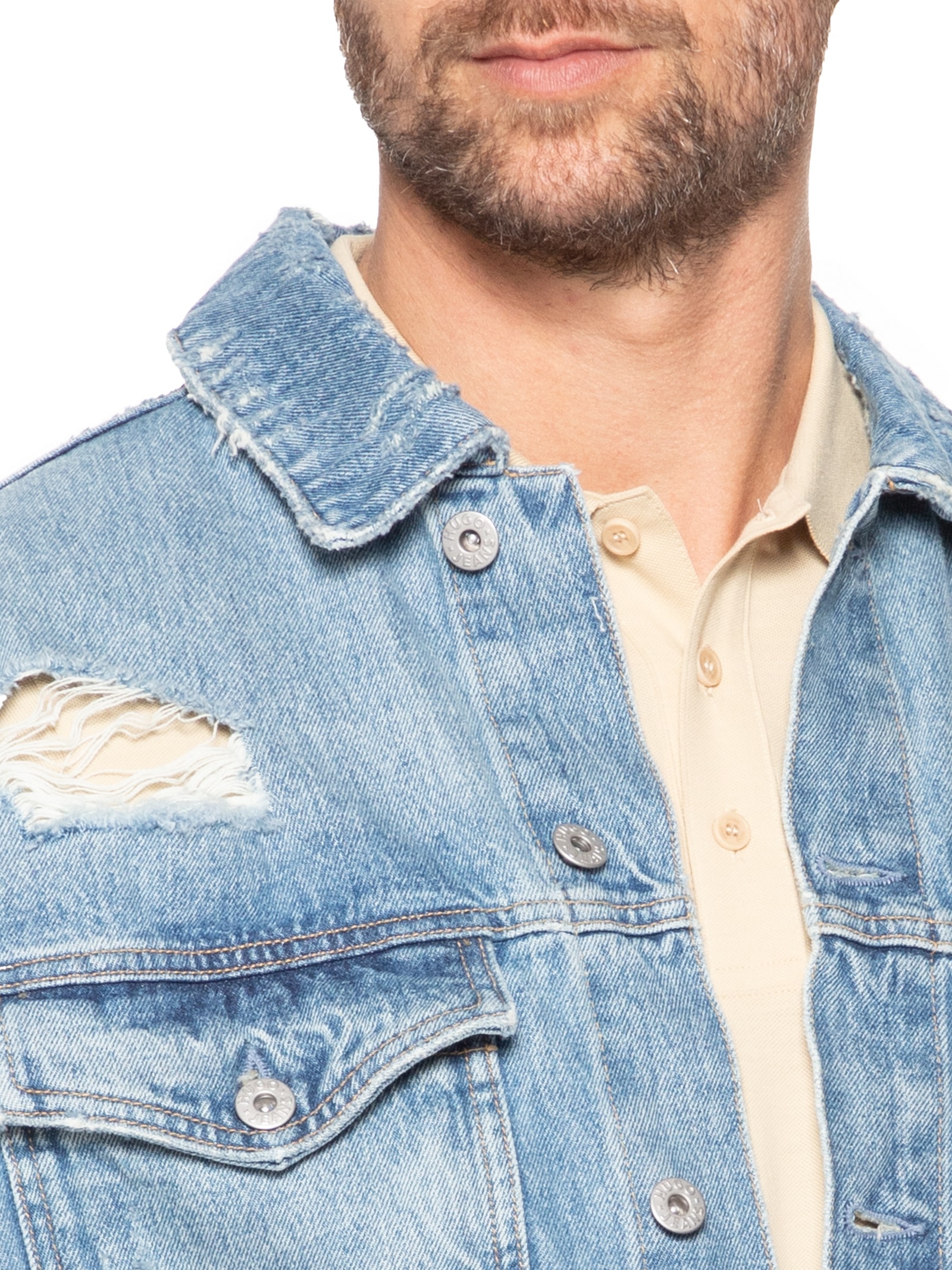 Jaqueta Masculina Dex Azul Hugo