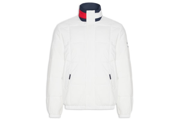 Jaqueta Masculina DNA Collar Puffer - Branco