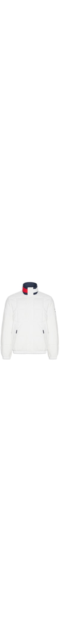 Jaqueta Masculina DNA Collar Puffer - Branco