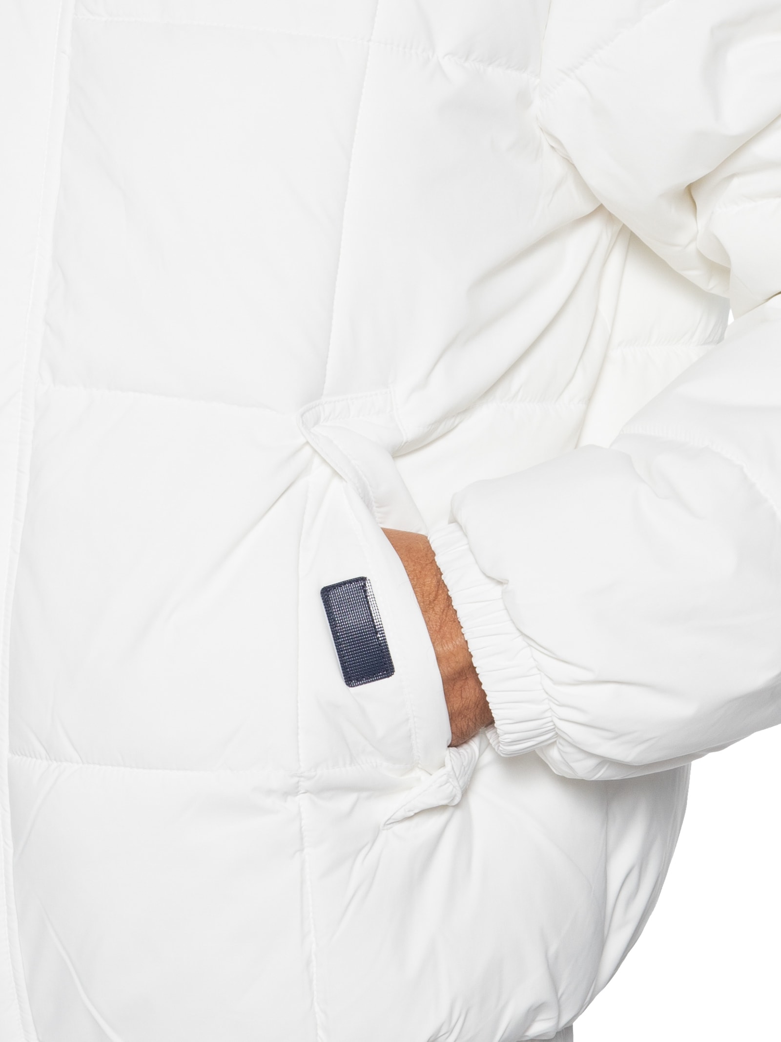 Jaqueta Masculina DNA Collar Puffer Branco Tommy Jeans