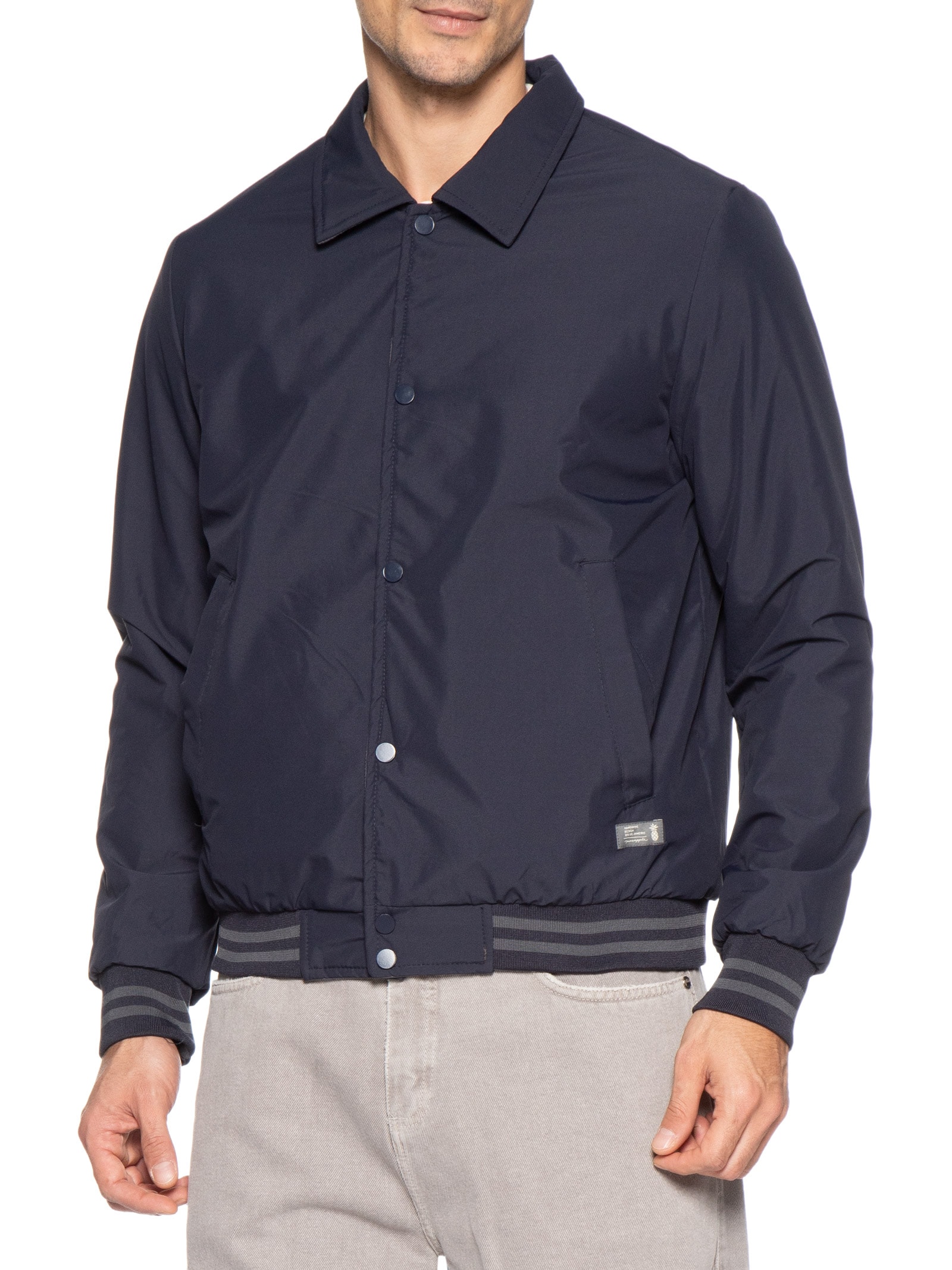 Jaqueta Masculina Double Face Azul Pineapple