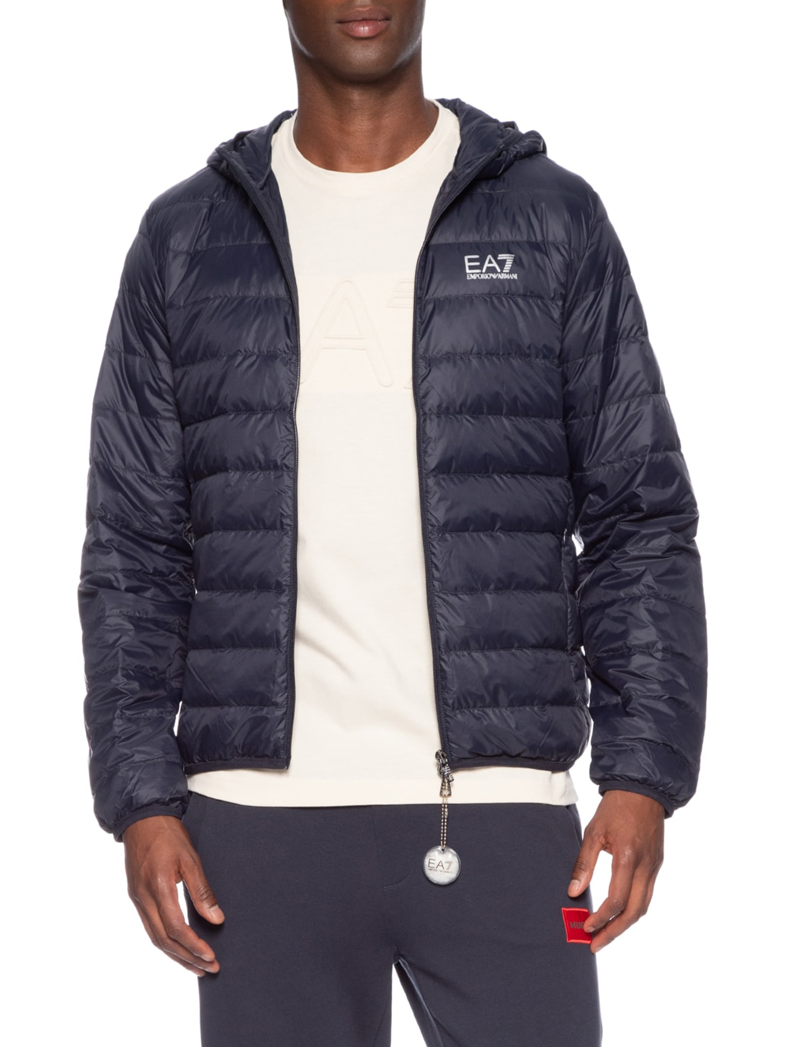 Jaqueta Masculina Down Azul Marinho Ea7 Emporio Armani