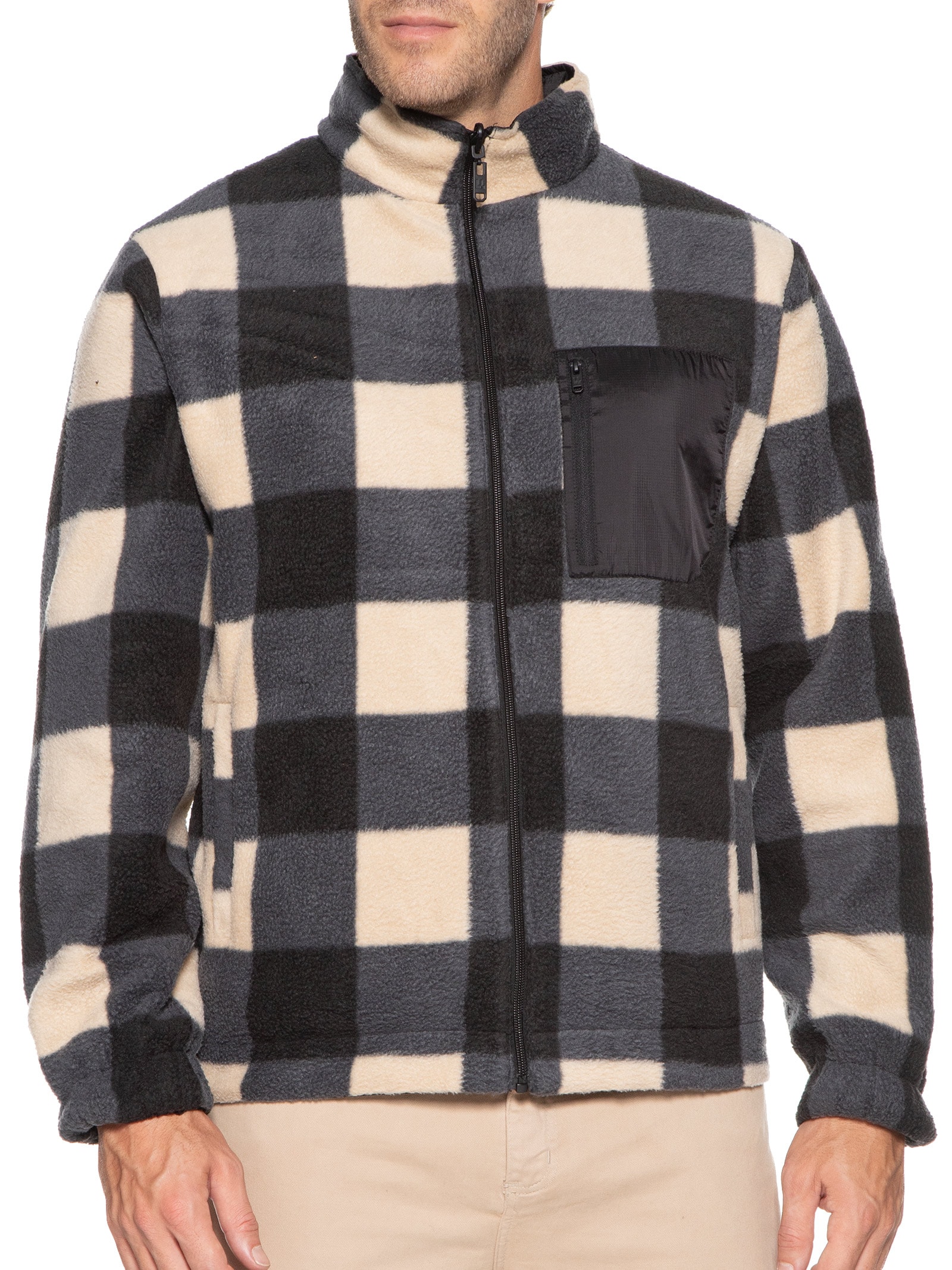 Foxton - Jaqueta Masculina Dupla Face Maia - Preto