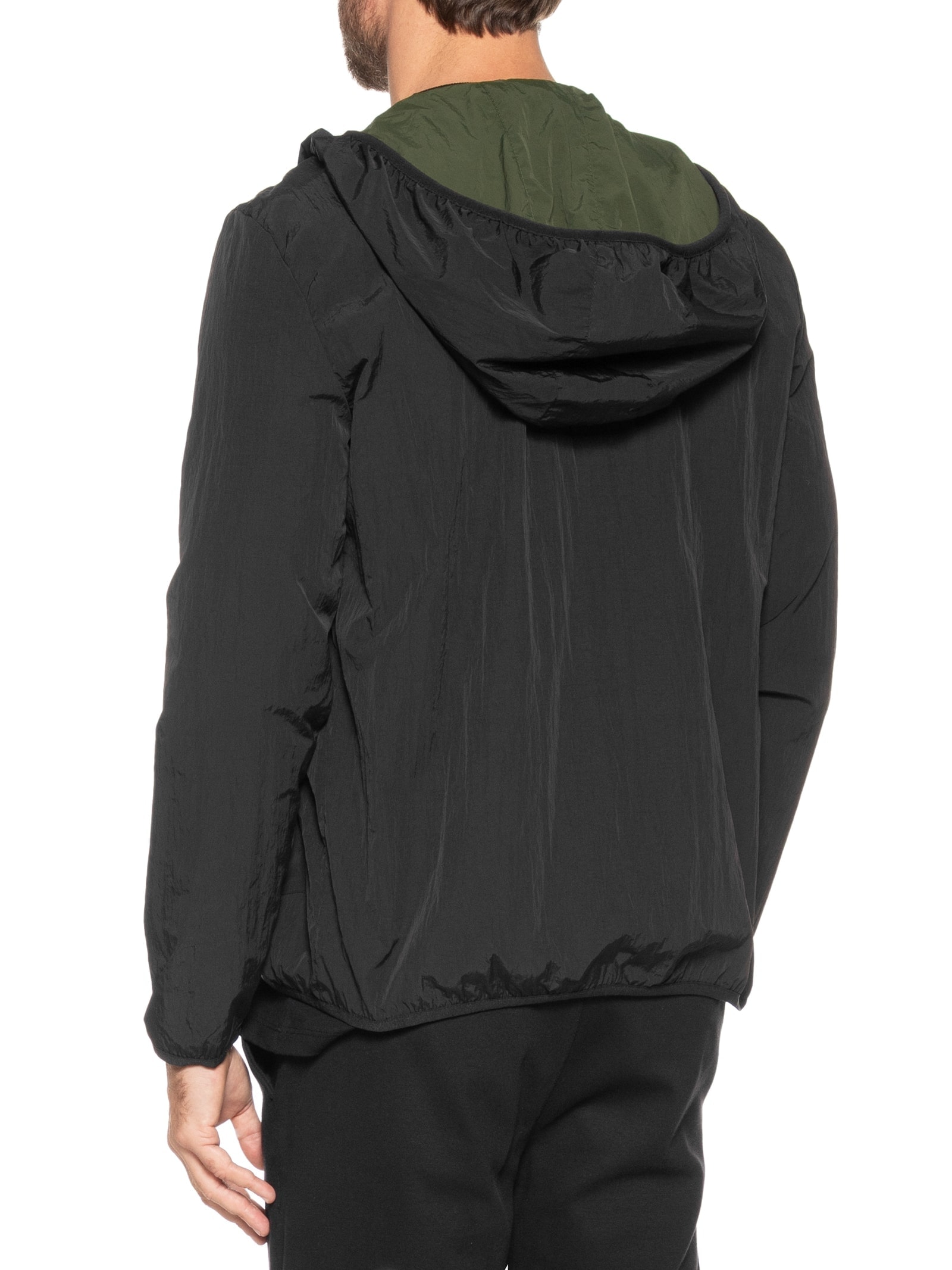 Jaqueta Masculina Dupla Face Nylon Tech Preto Foxton