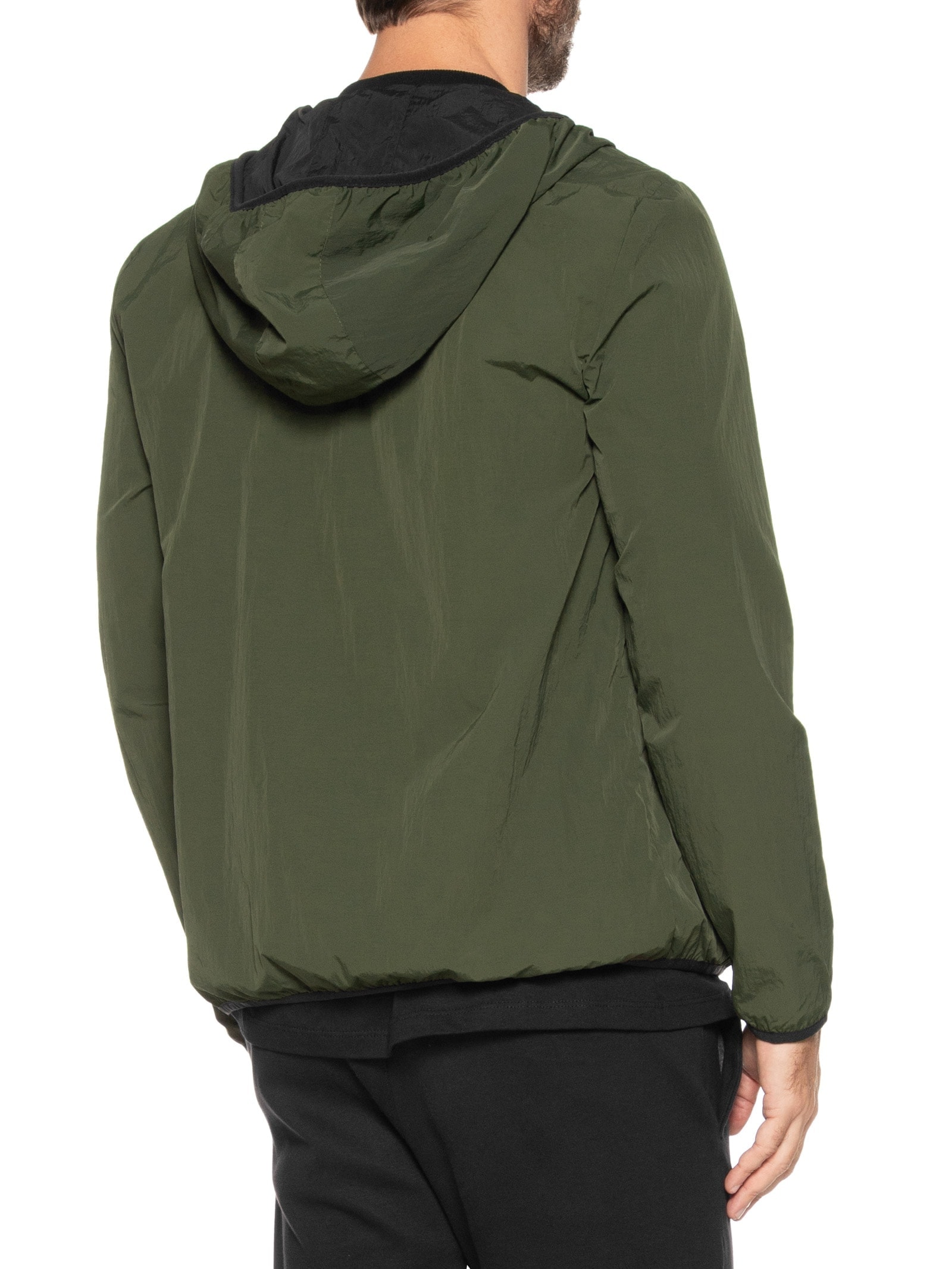 Jaqueta Masculina Dupla Face Nylon Tech Preto Foxton