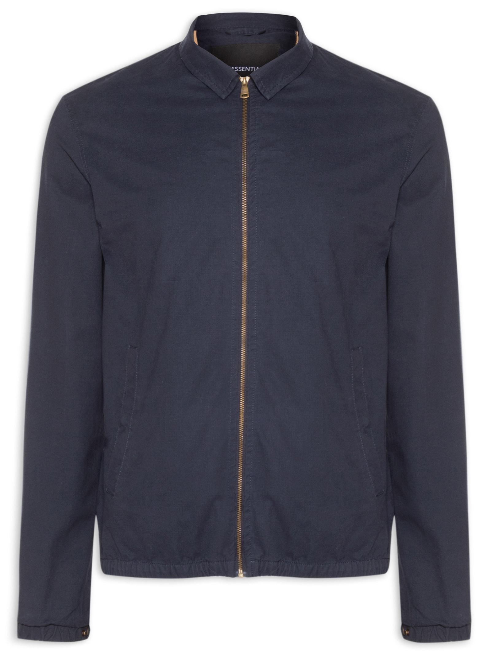 Jaqueta Masculina em Algodão Sarjada Azul '2 Essential