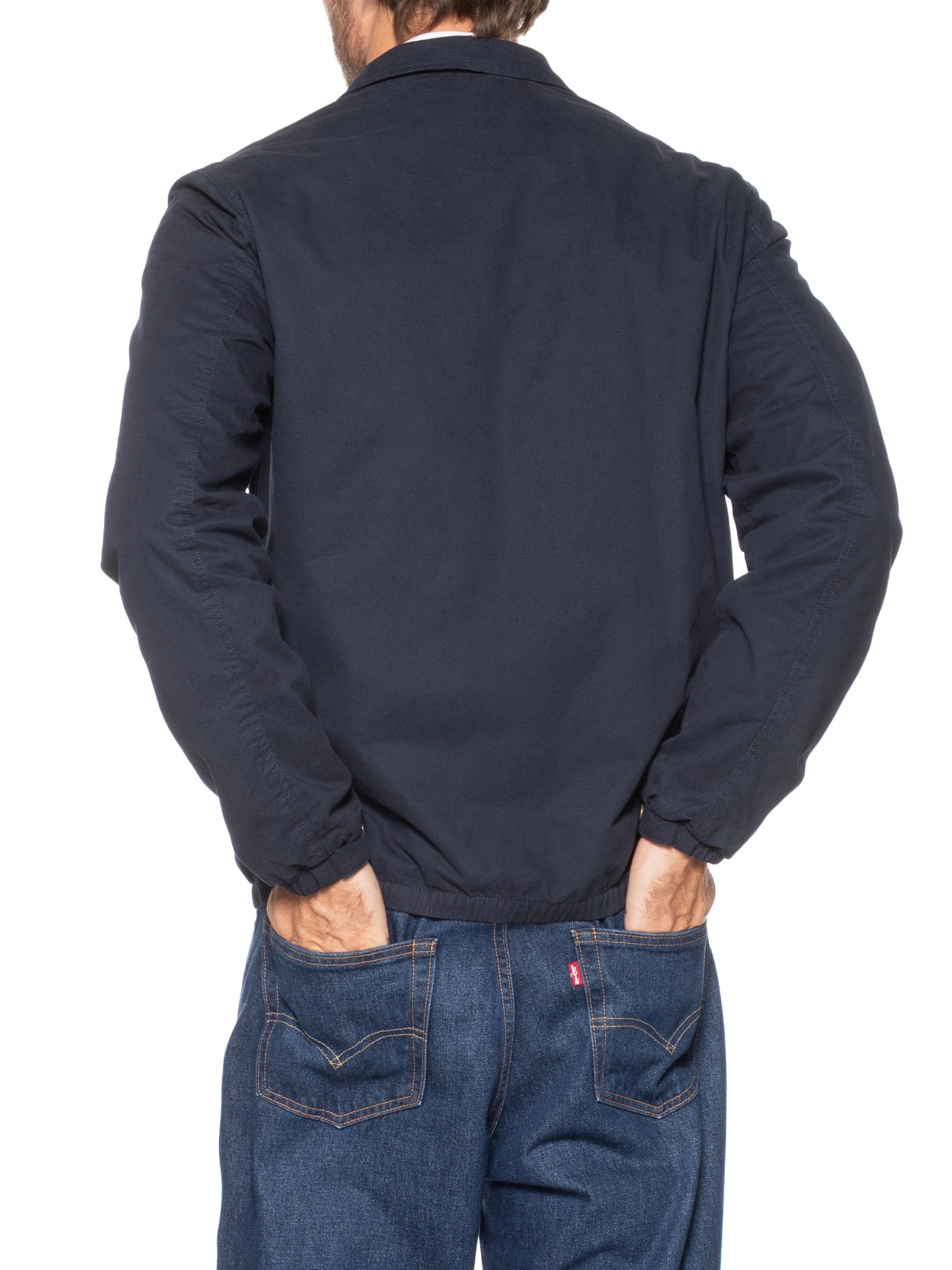 Jaqueta Masculina em Algodão Sarjada Azul '2 Essential