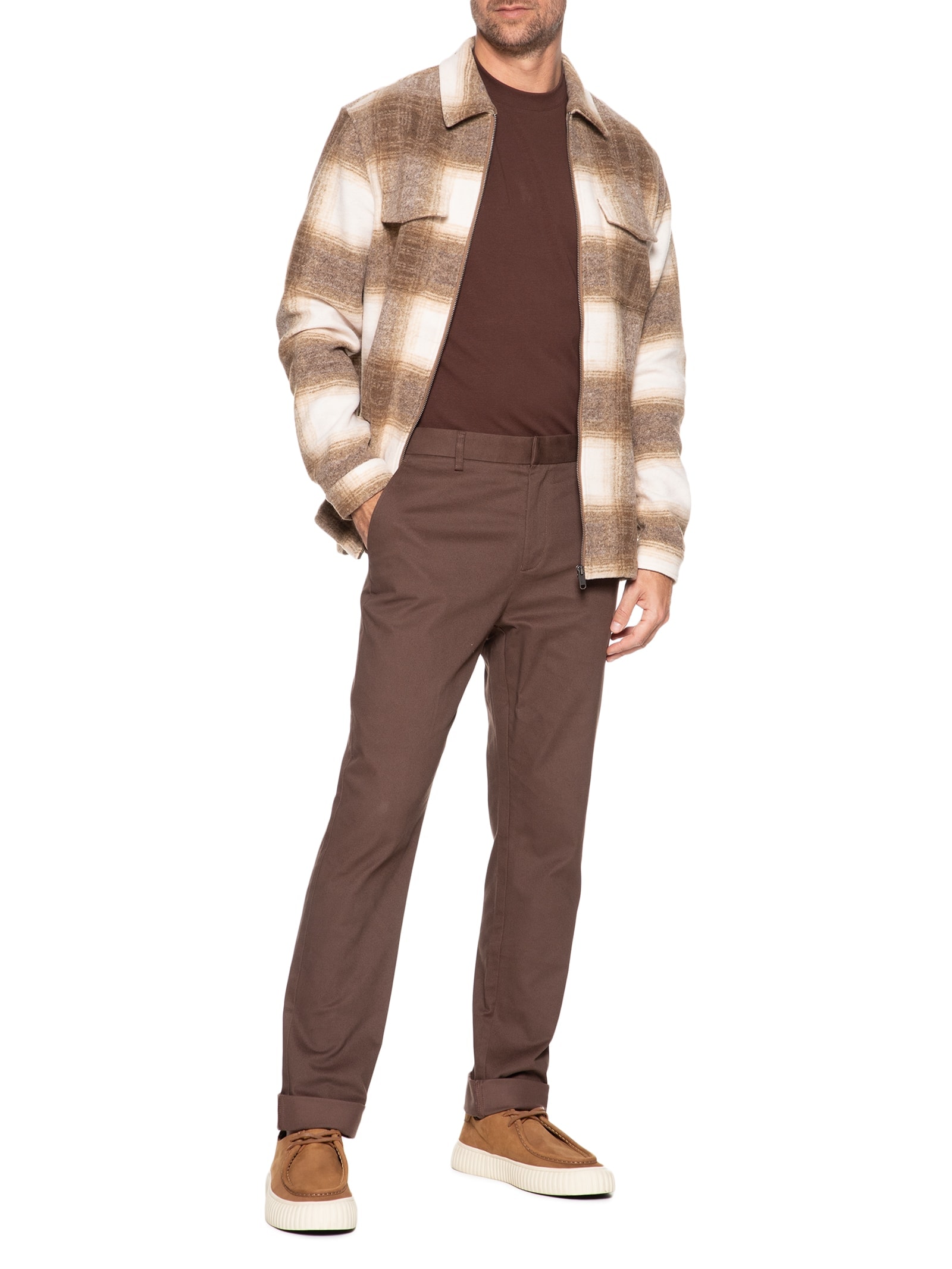 Jaqueta Masculina Escócia New Bege Foxton