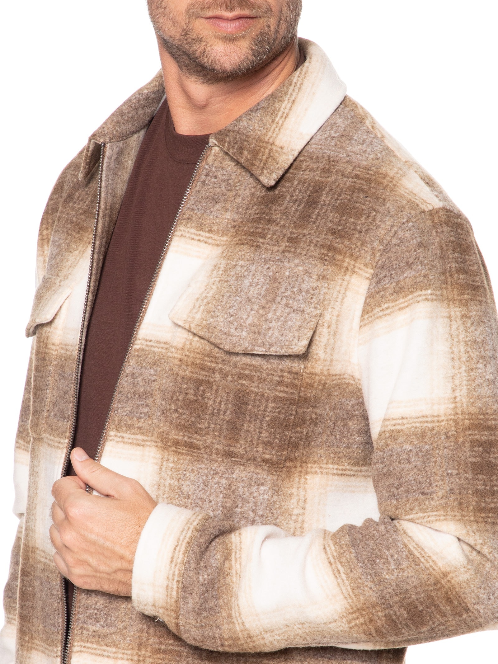 Jaqueta Masculina Escócia New Bege Foxton