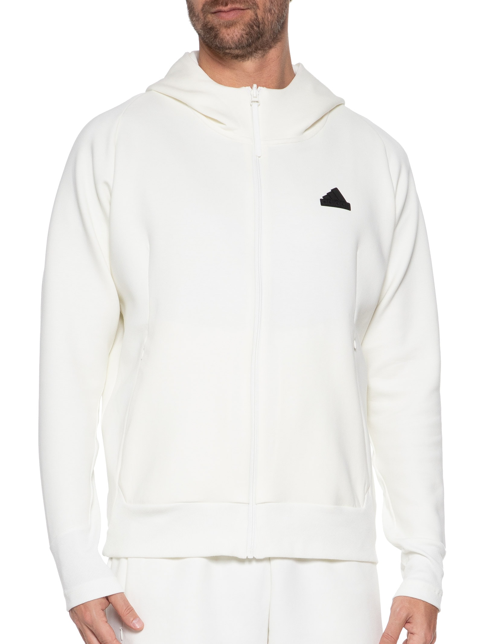 Adidas - Jaqueta Masculina Esportiva Com Capuz E Zíper ZNE Premium